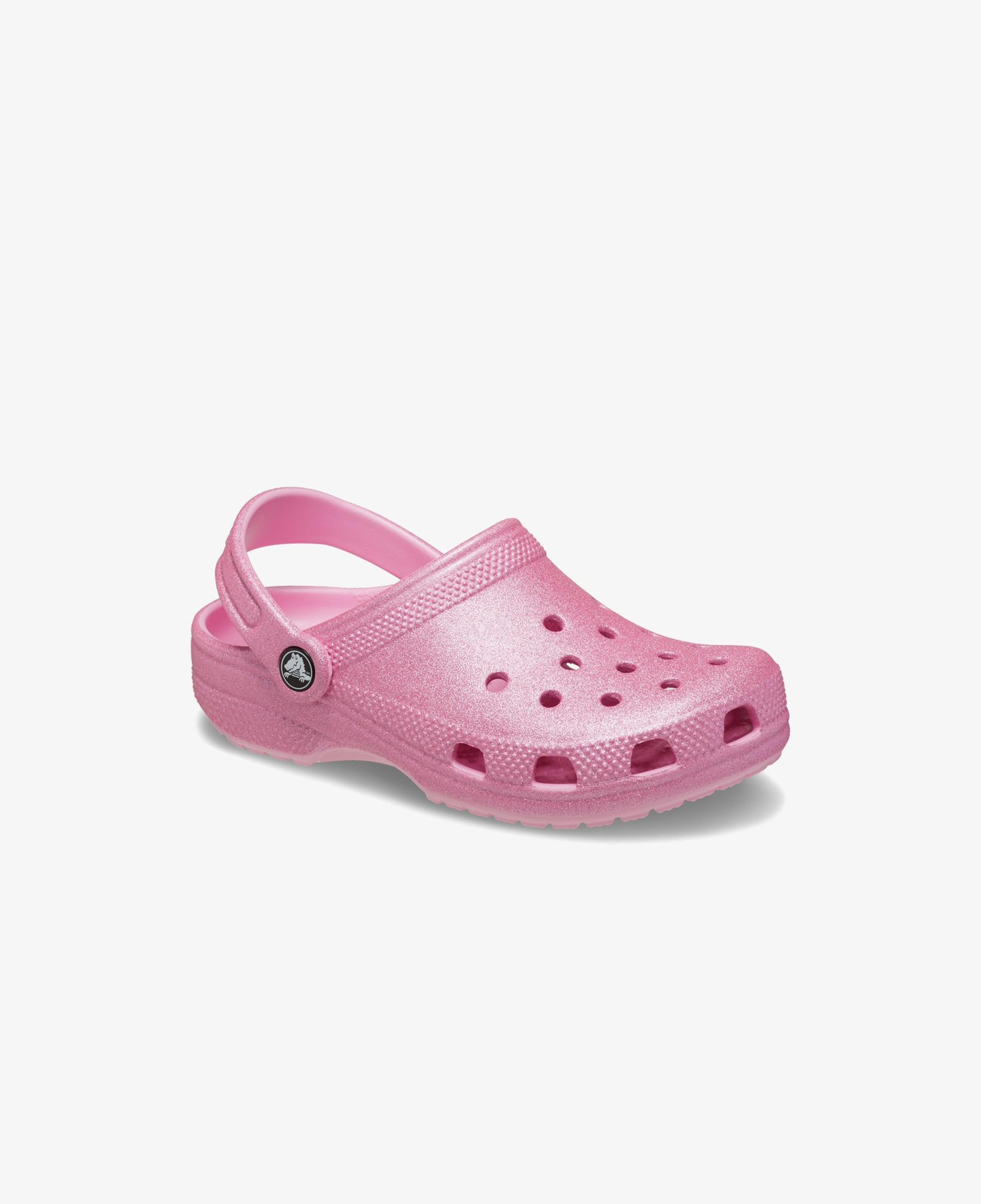 Crocs Classic Glitter Clog Bebek Pembe Terlik