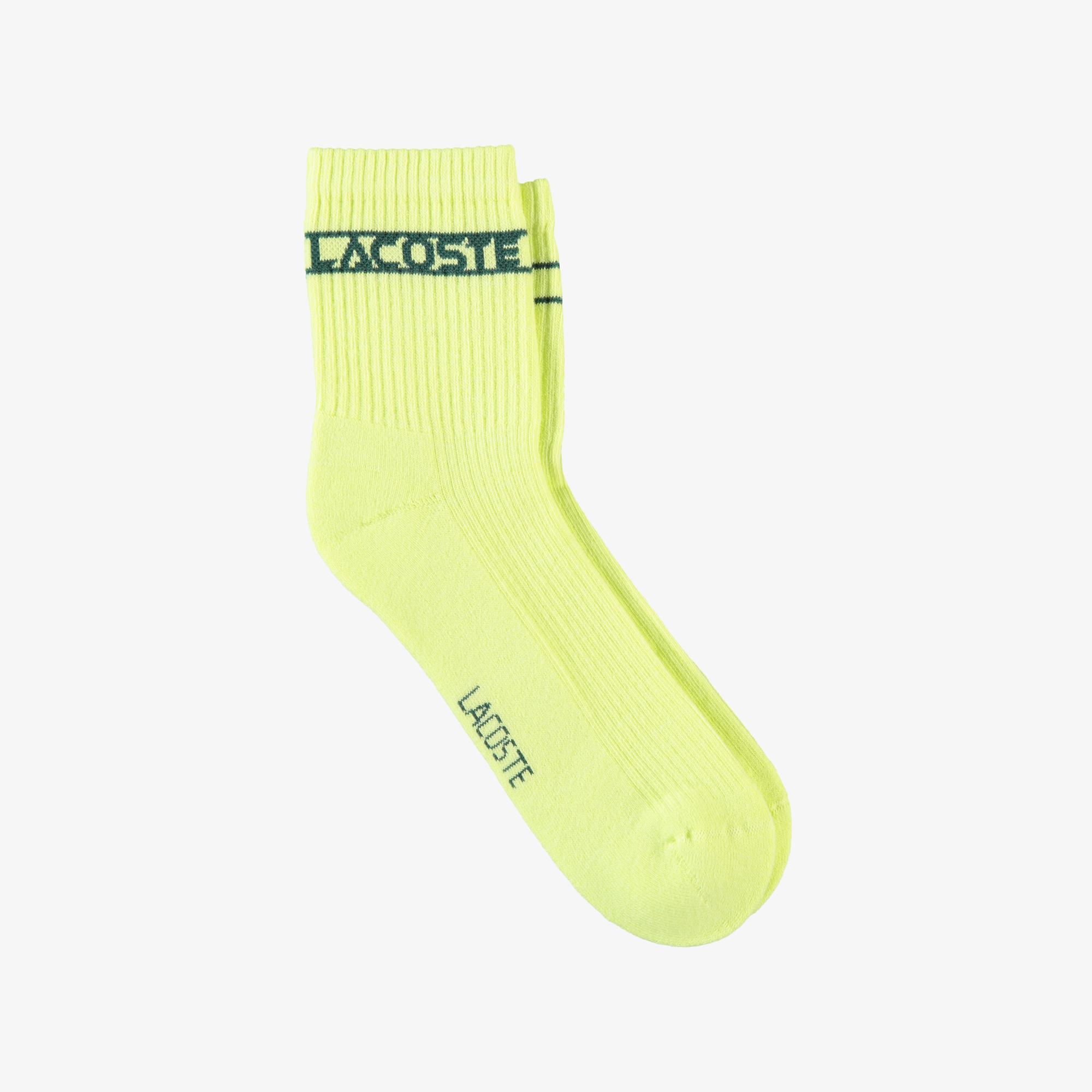 Unisex Sarı Çorap