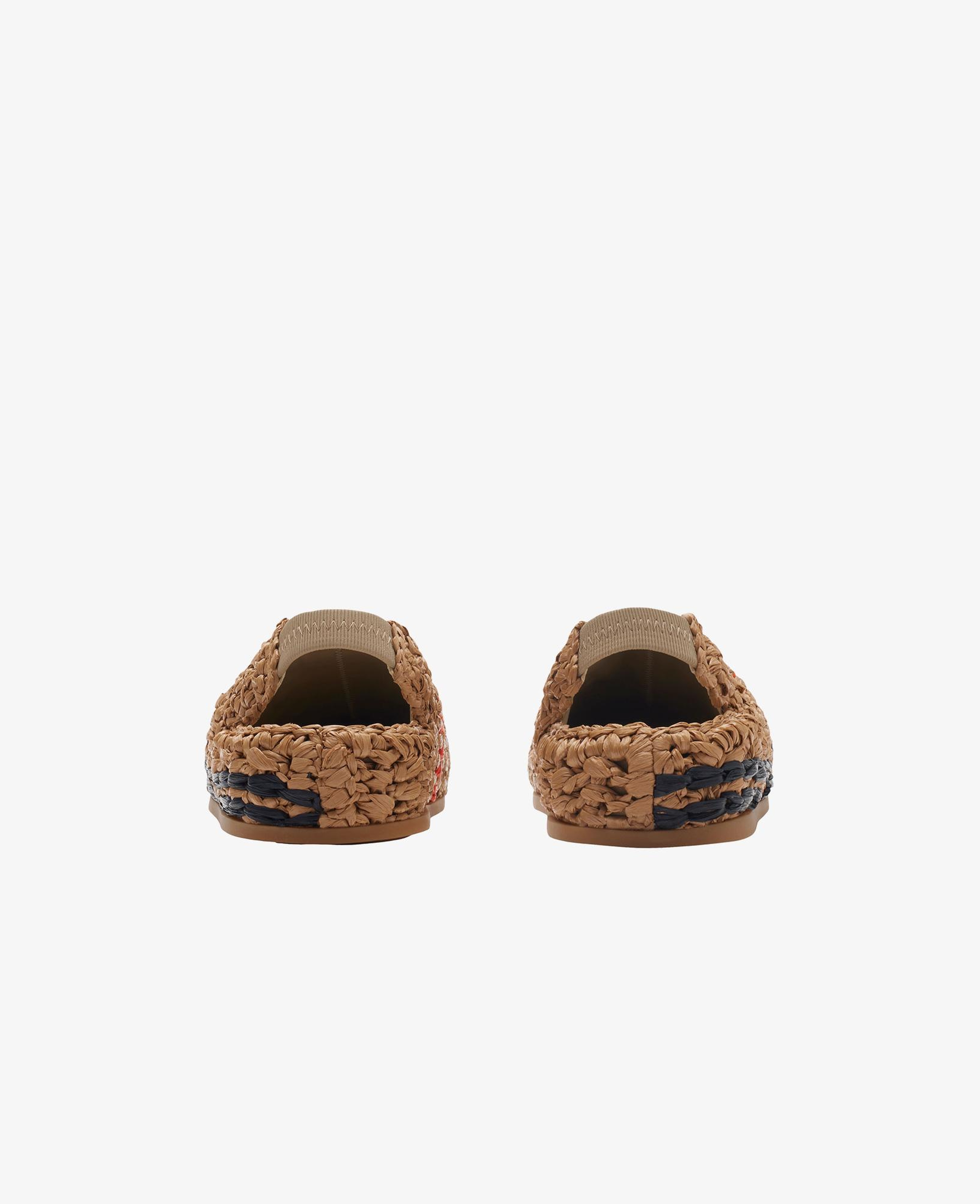 Burberry Cleeve Raffia Çocuk Bej Yün Karışımlı Sandalet