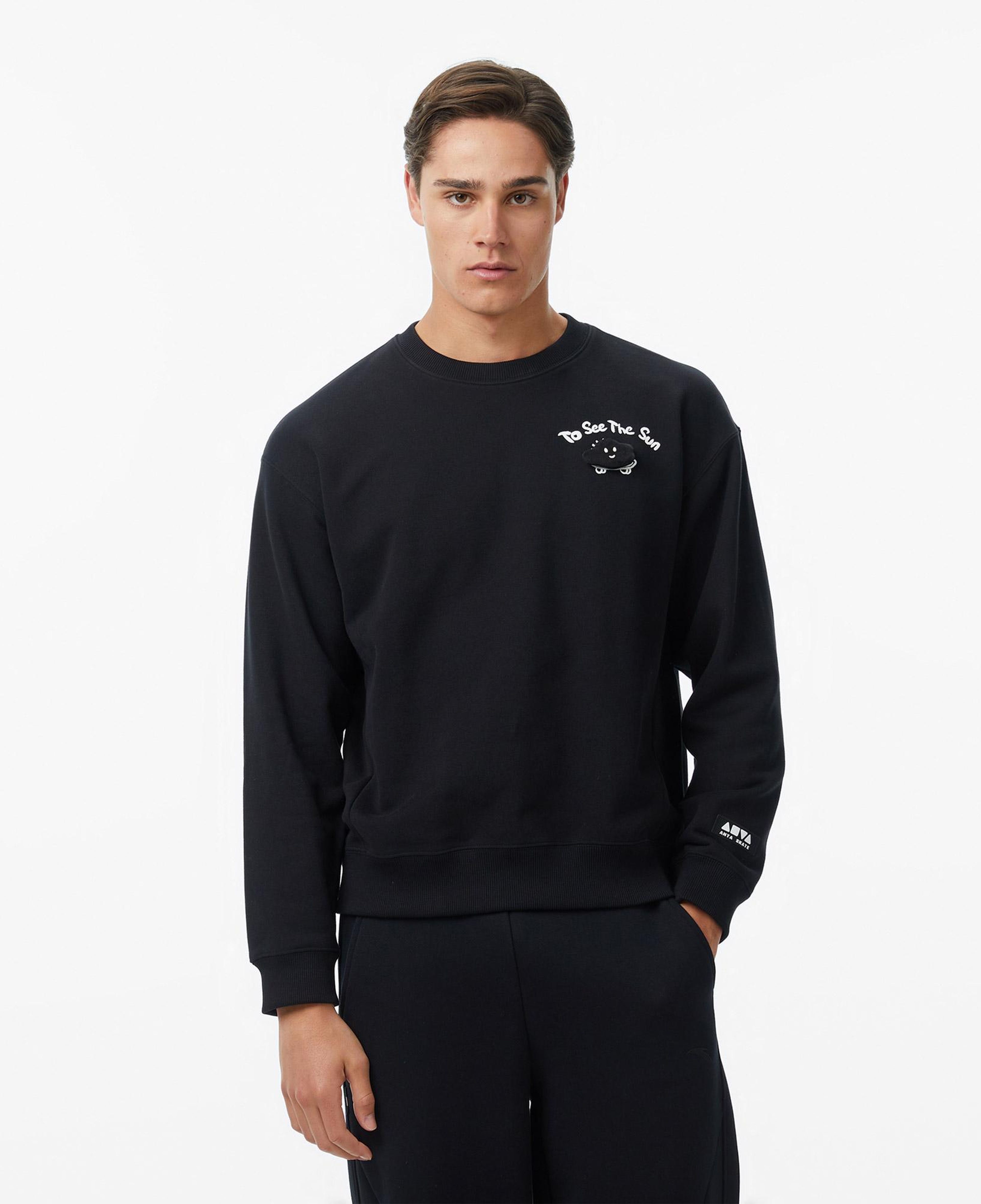 Anta To See The Bird Erkek Siyah Sweatshirt