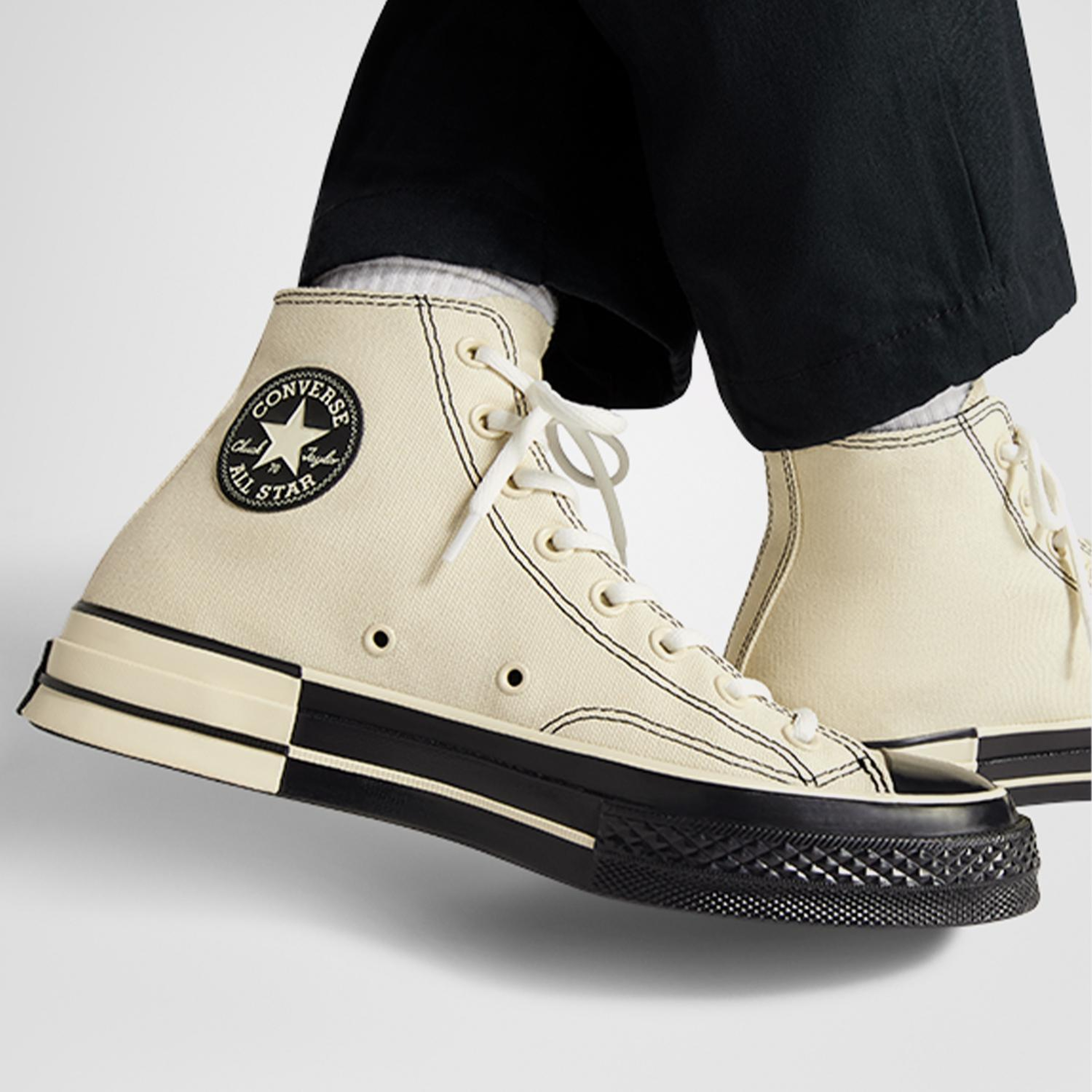 Converse Chuck 70 Black & White Unisex Krem Sneaker