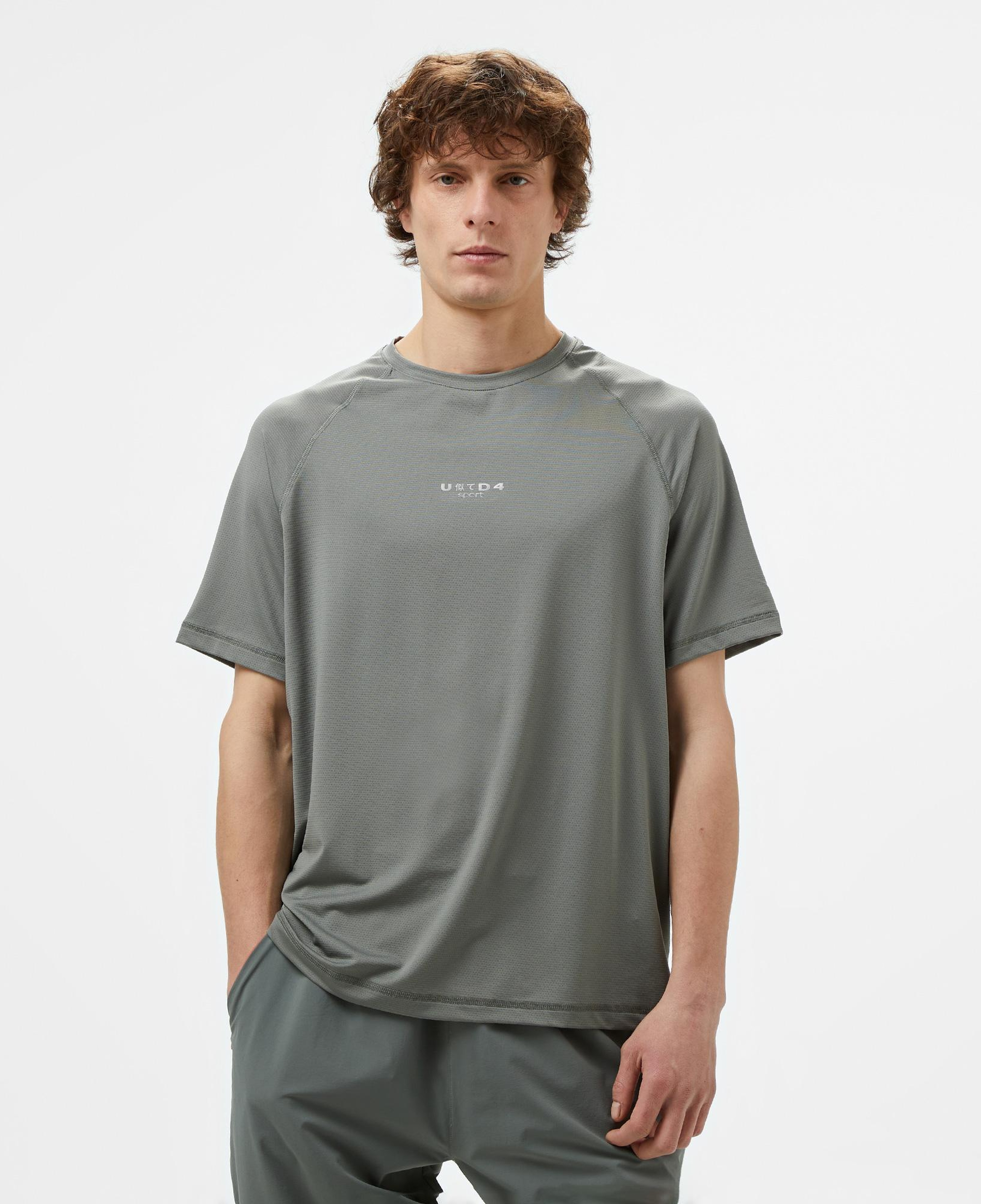 UNITED4 Erkek Gri T-Shirt