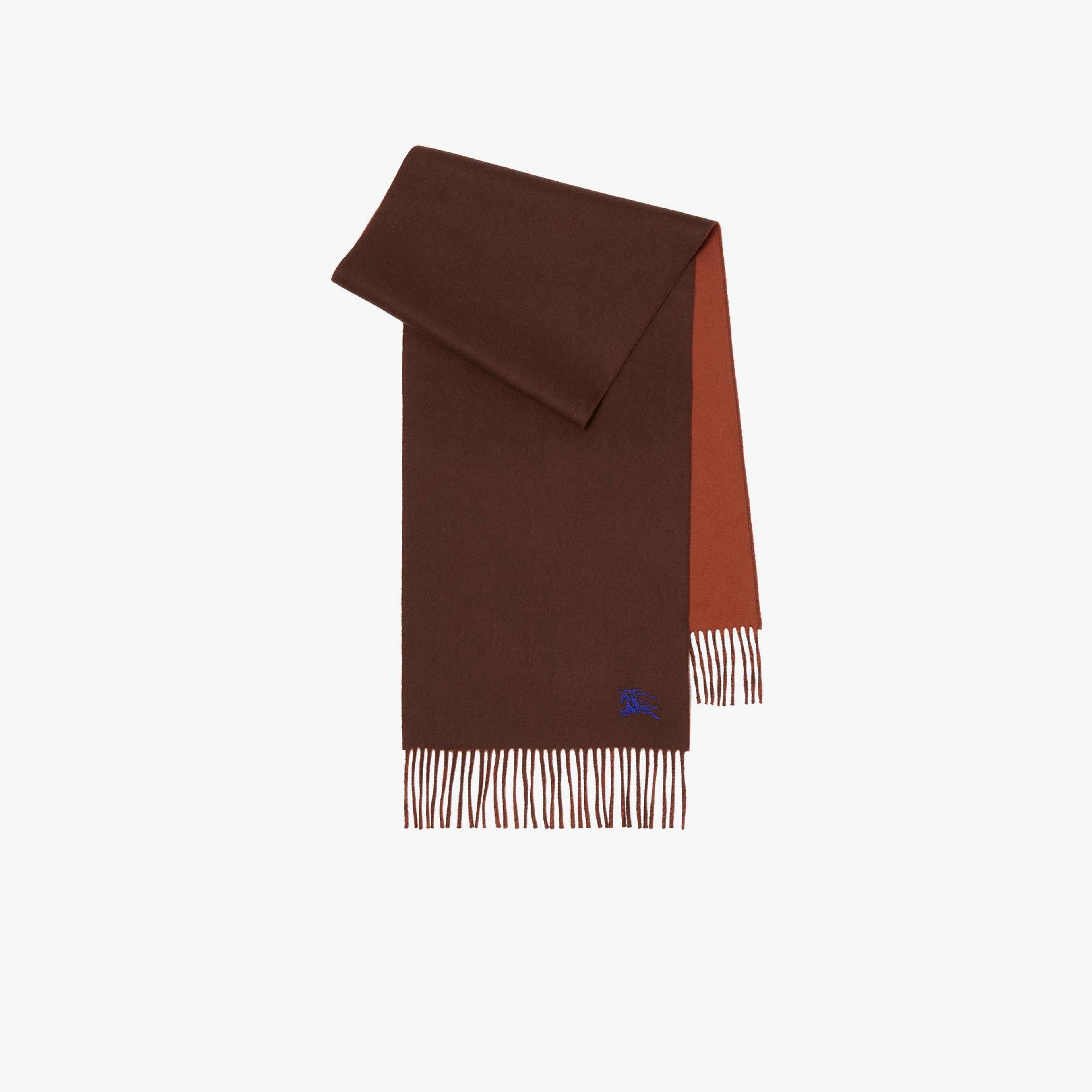 Burberry Knight Solid Reversible Cashmere Kadın Kahverengi Atkı