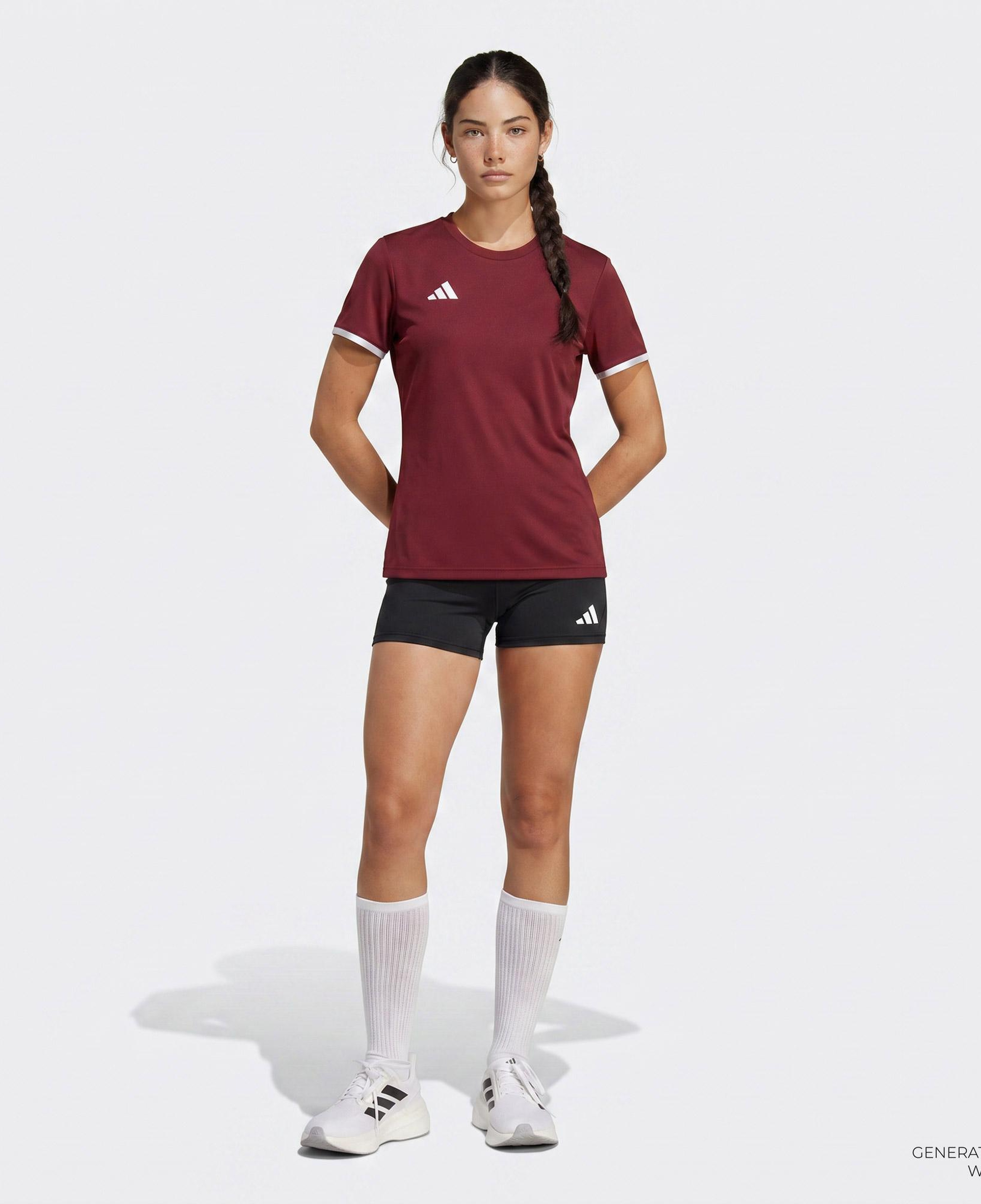 adidas Entrada26 Kadın Bordo T-Shirt