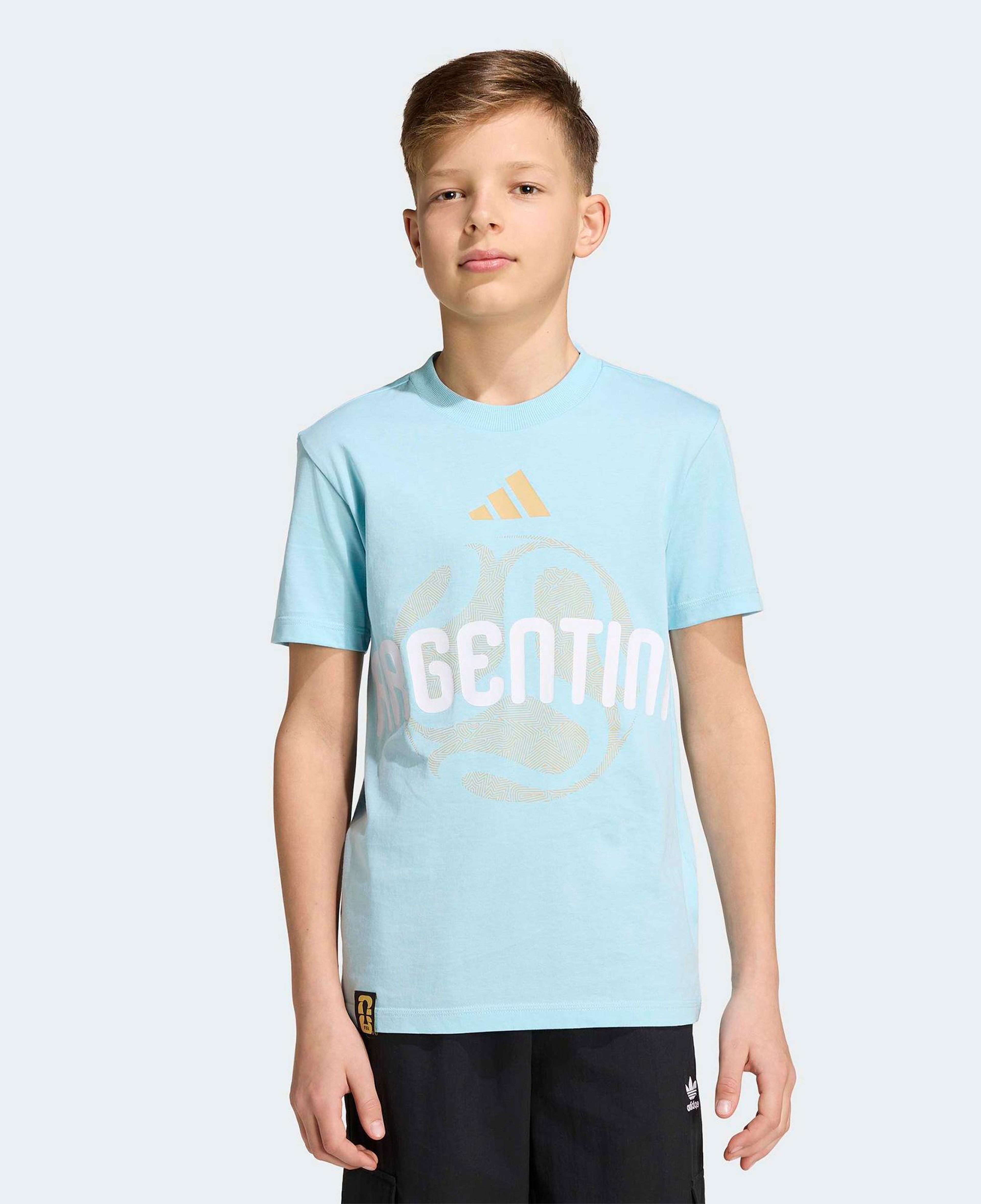 adidas Arjantin Milli Takım Çocuk Mavi T-Shirt