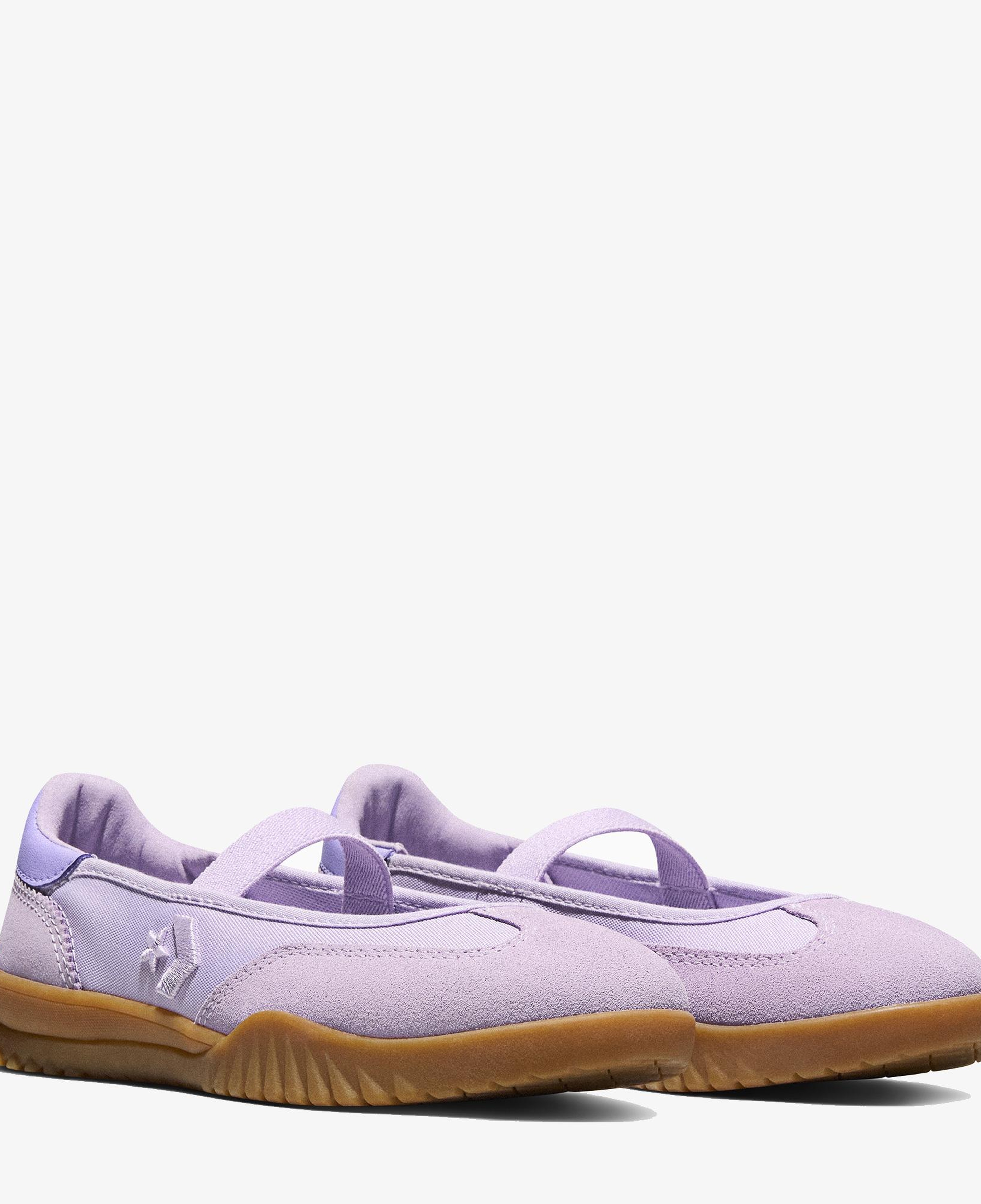 Converse Run Star Trainer Unisex Mor Süet Babet