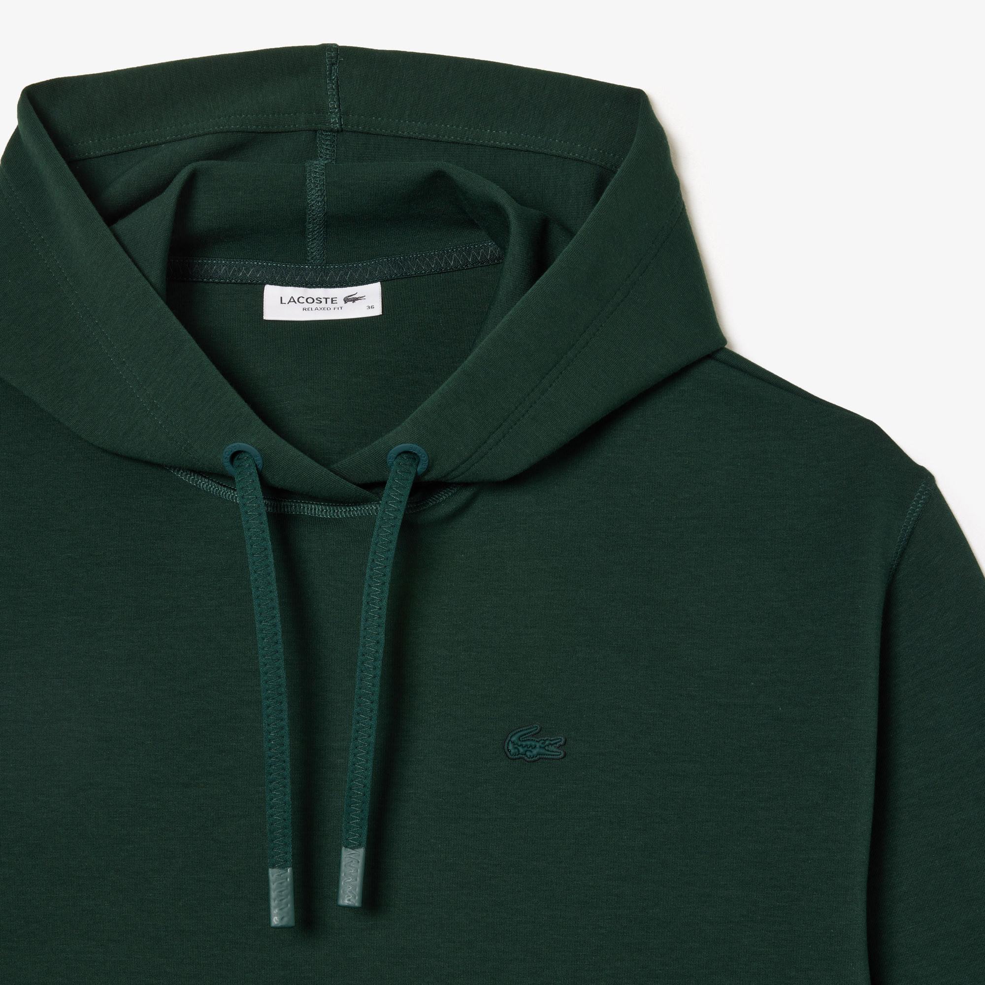 Kadın Relaxed Fit Kapüşonlu Yeşil Sweatshirt