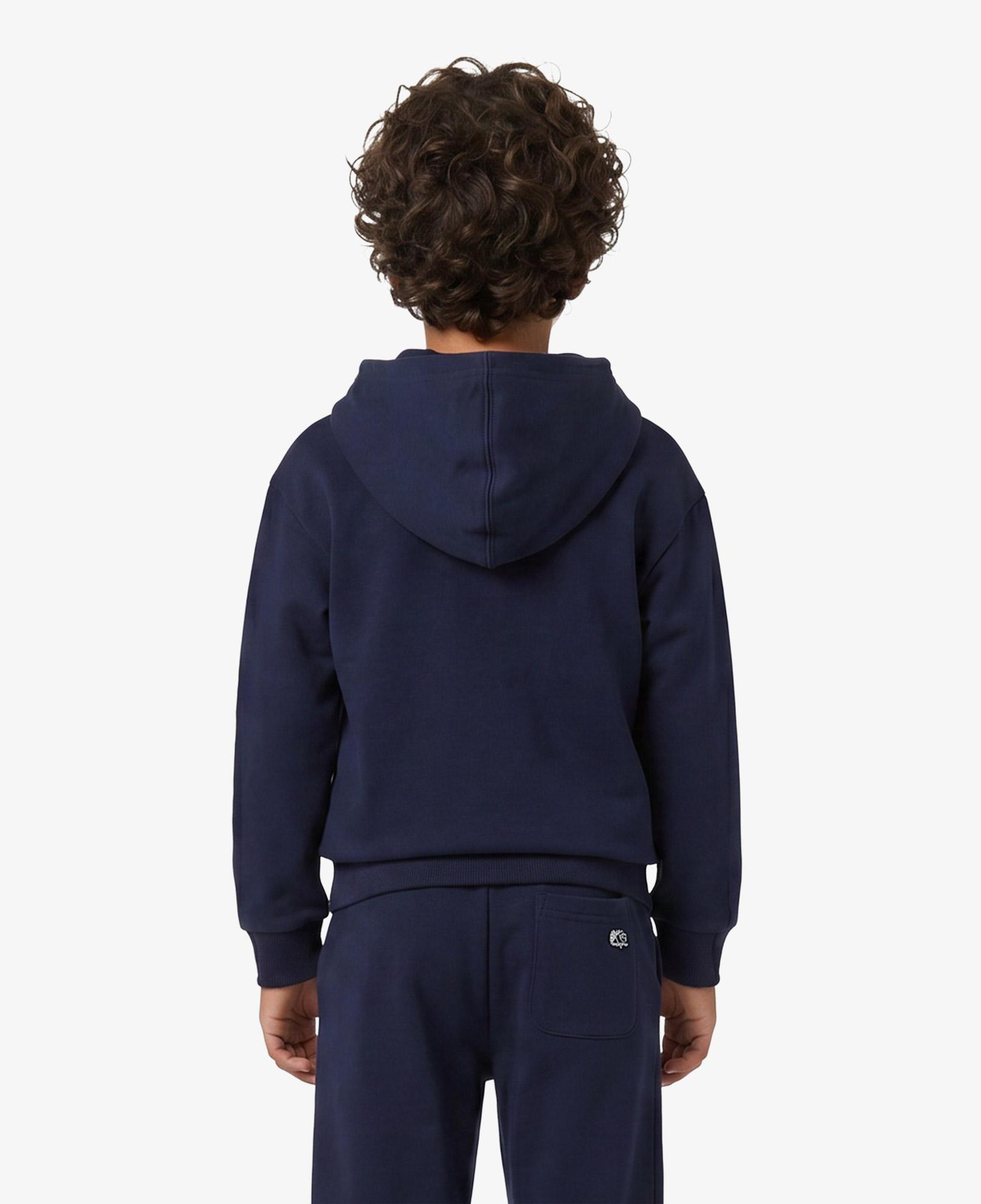 Gap Relaxed Fit Fermuarlı Çocuk Lacivert Sweatshirt
