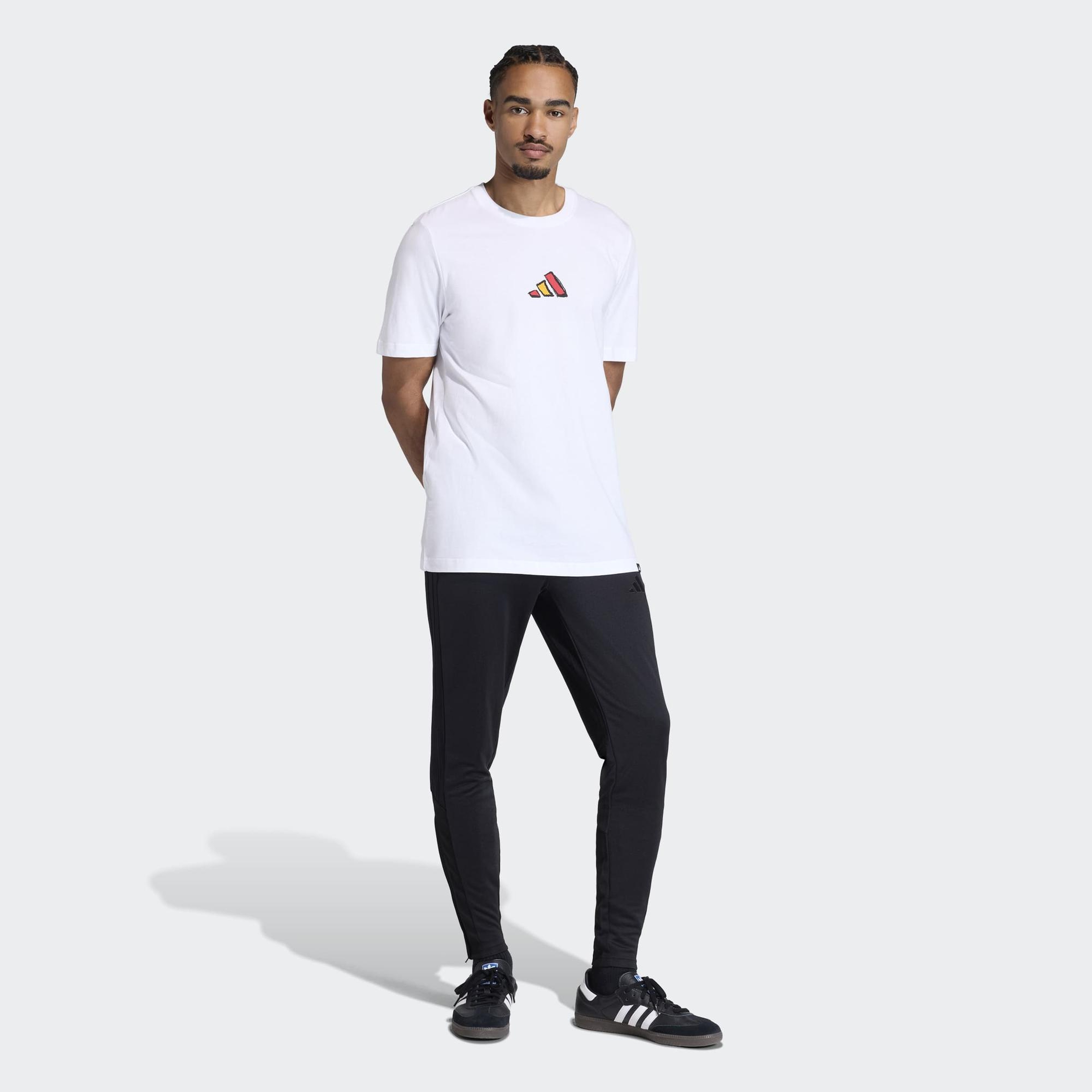 adidas İspanya Tango Graphic Erkek Beyaz T-Shirt