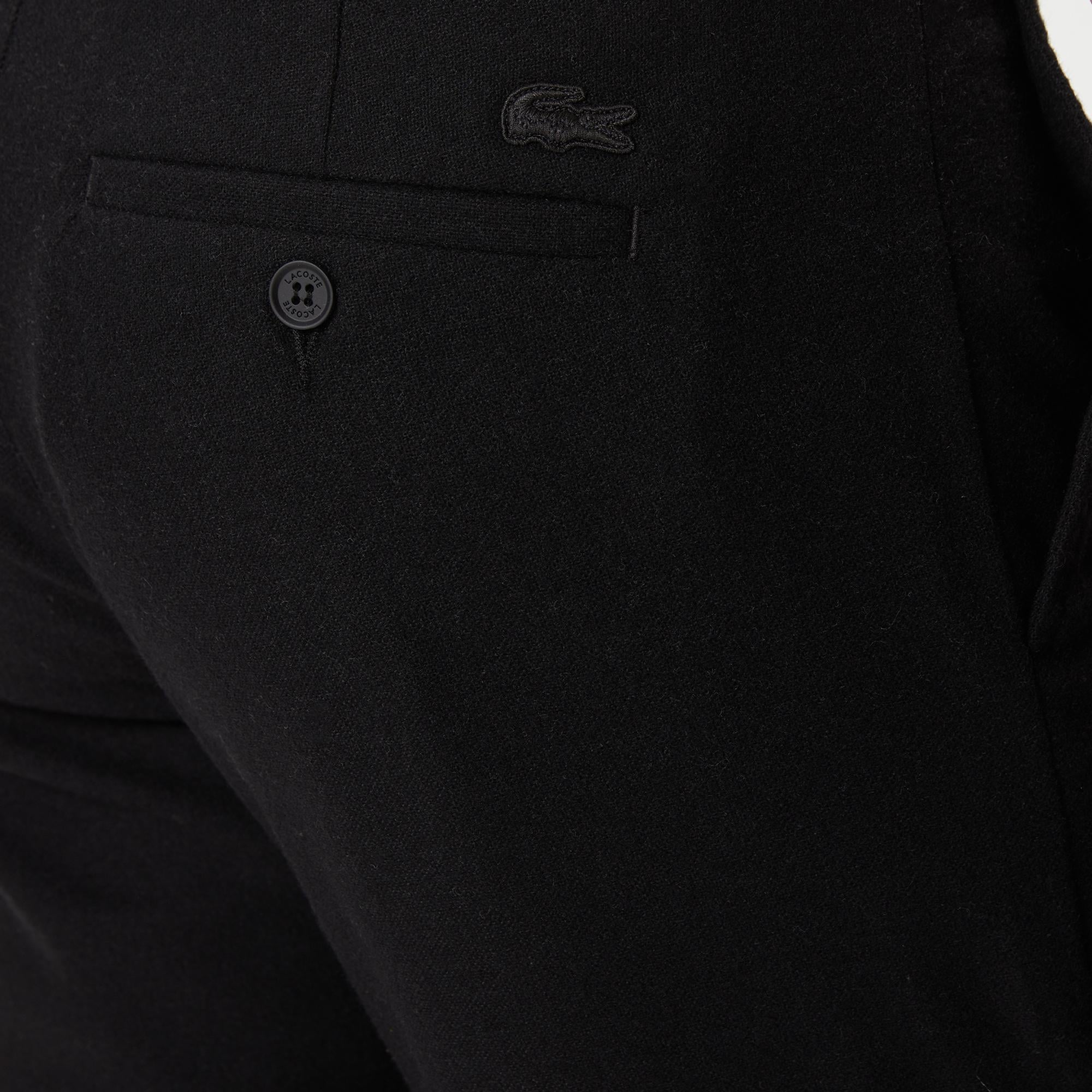 Lacoste Regular Fit Erkek Siyah Pantolon