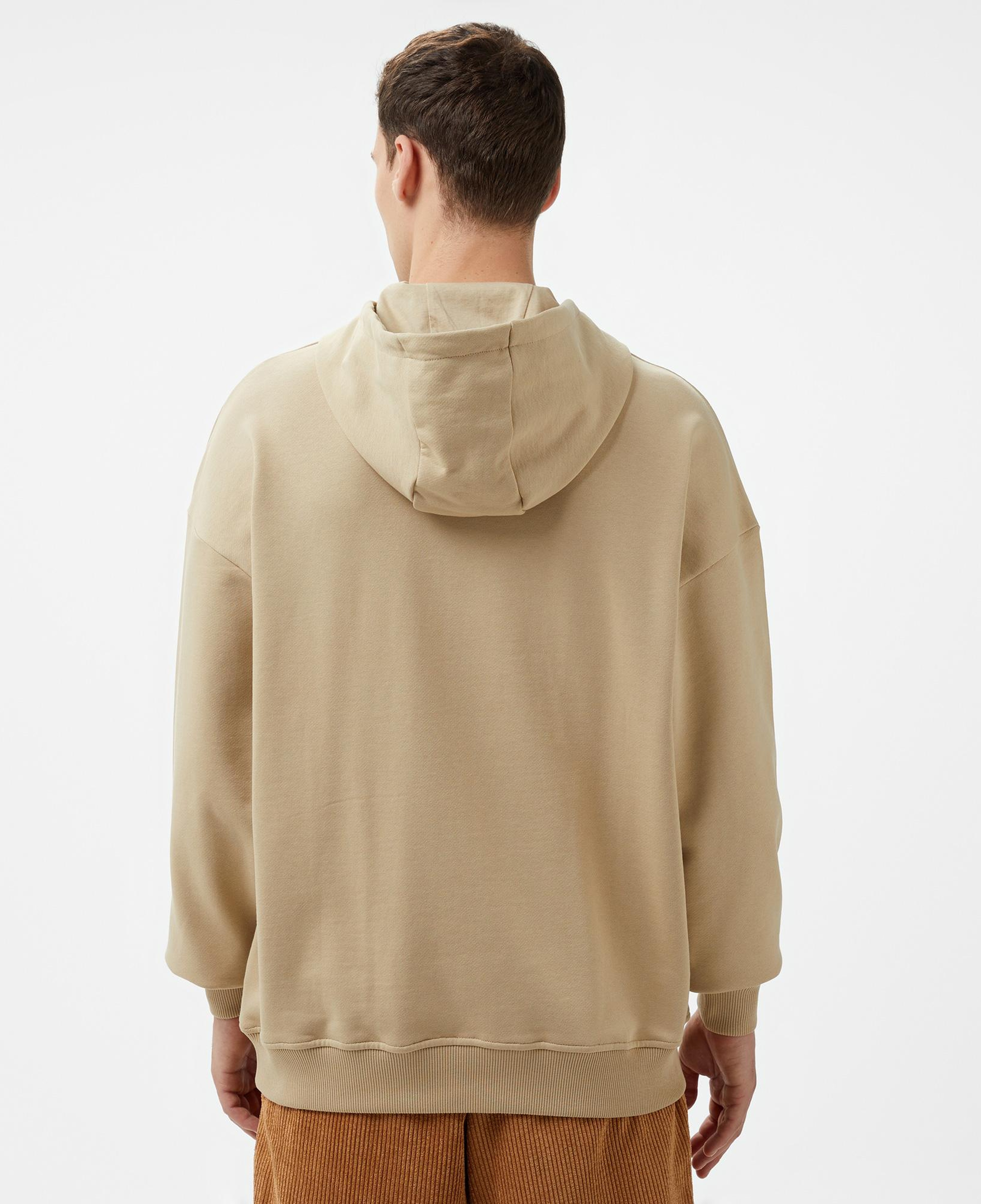 UNITED4 Erkek Krem Sweatshirt