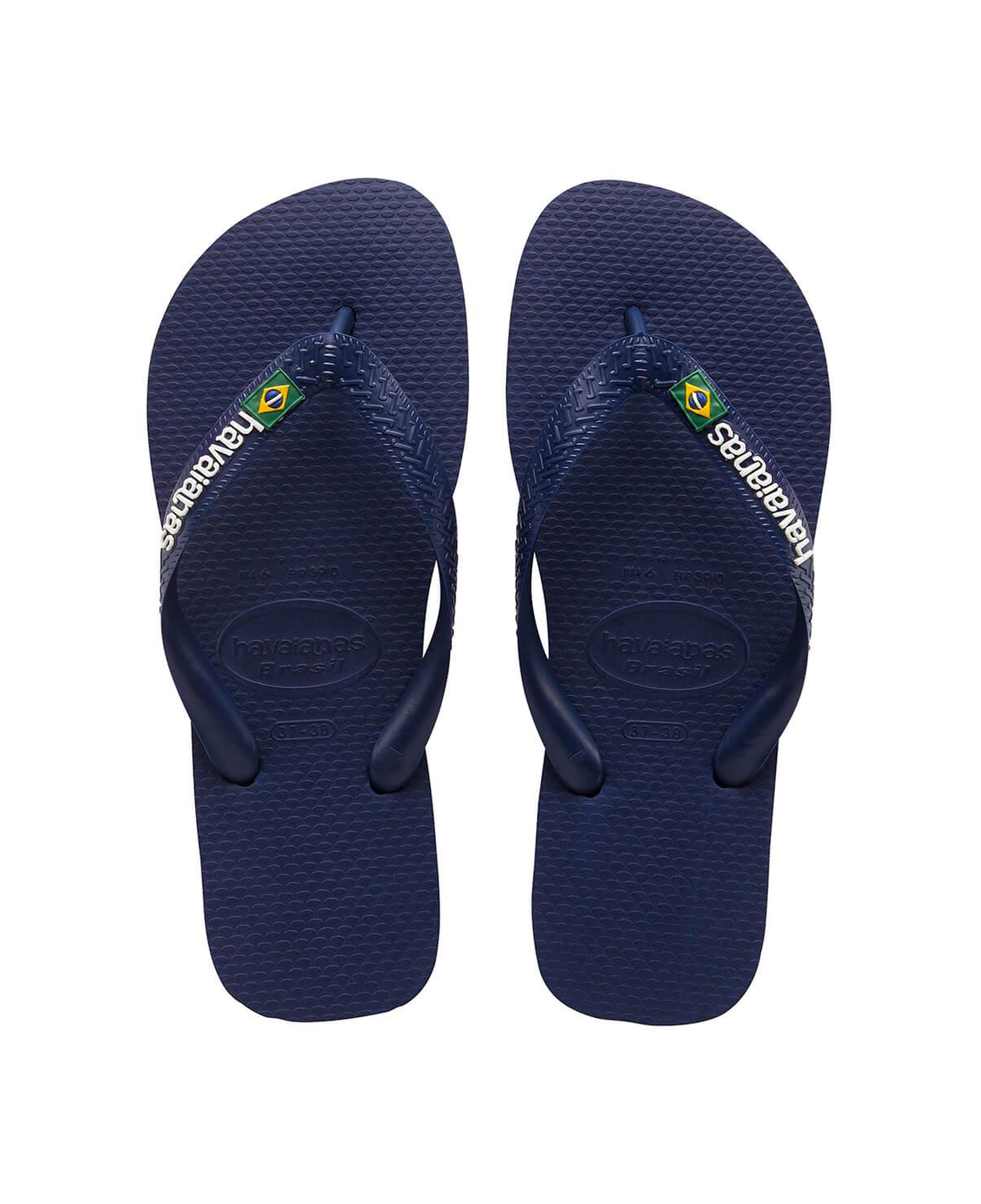 Havaianas Brasil Logo Erkek Lacivert Terlik