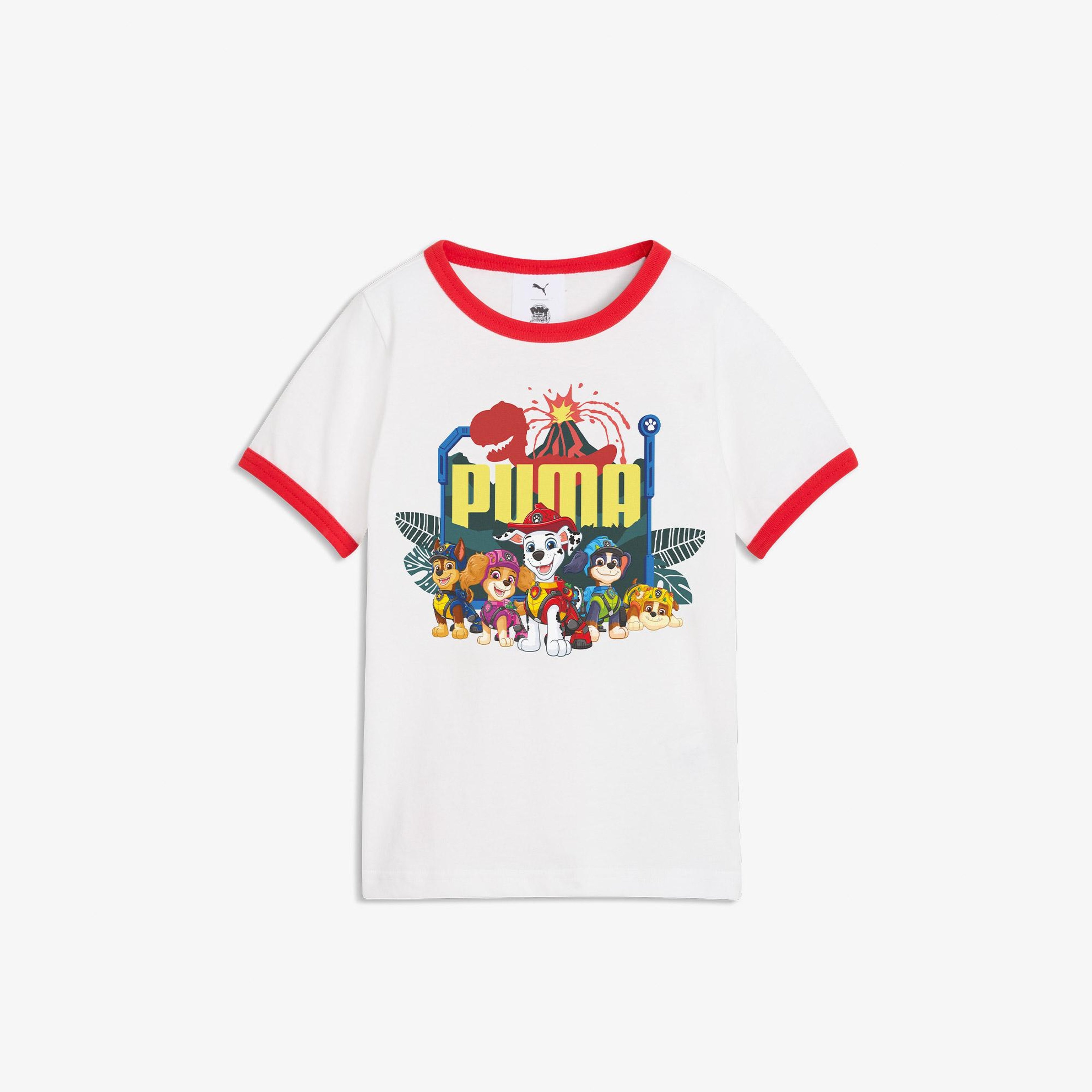 Puma X Paw Patrol Ringer Çocuk Beyaz T-Shirt