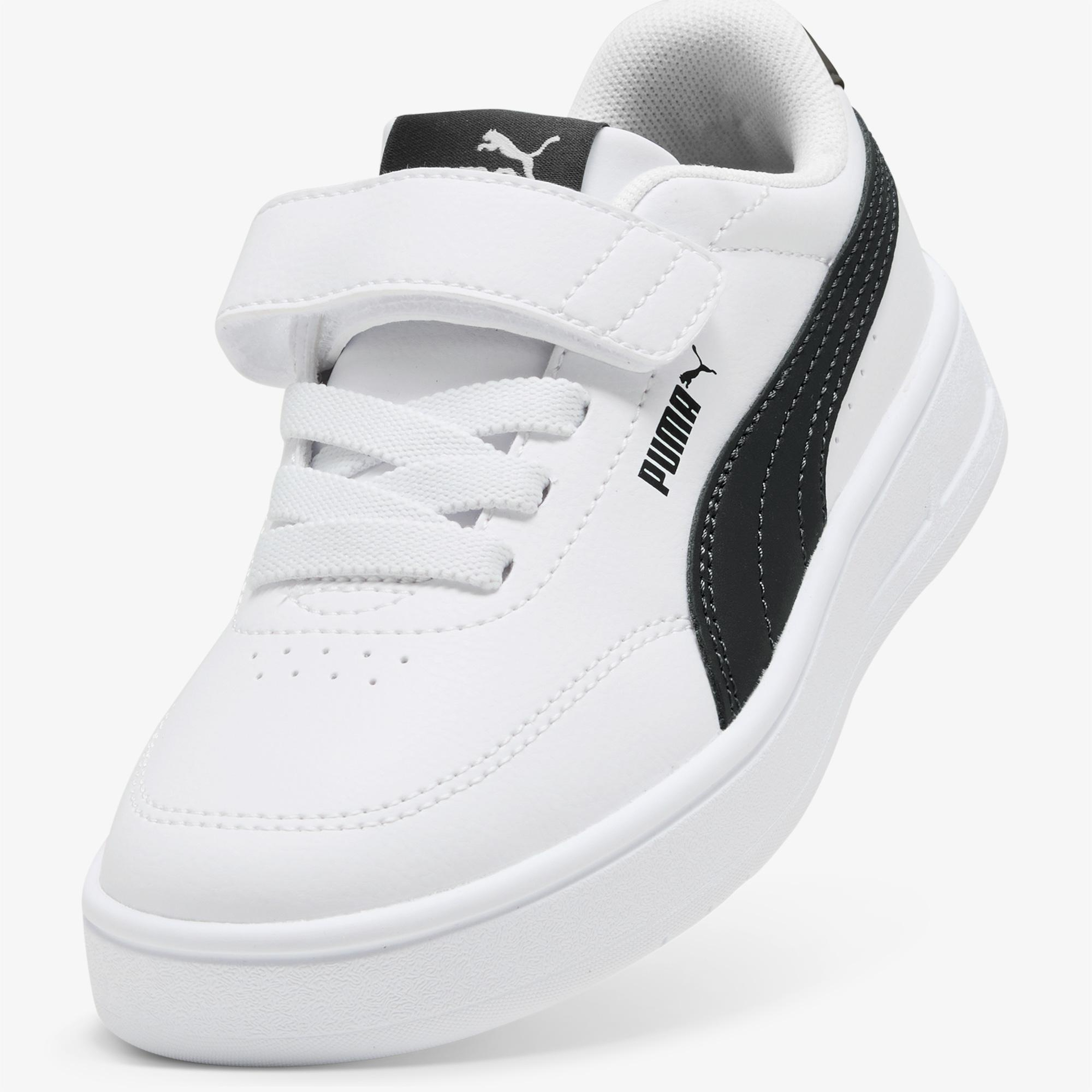 Puma Court Classic Clean Çocuk Siyah Spor Ayakkabı
