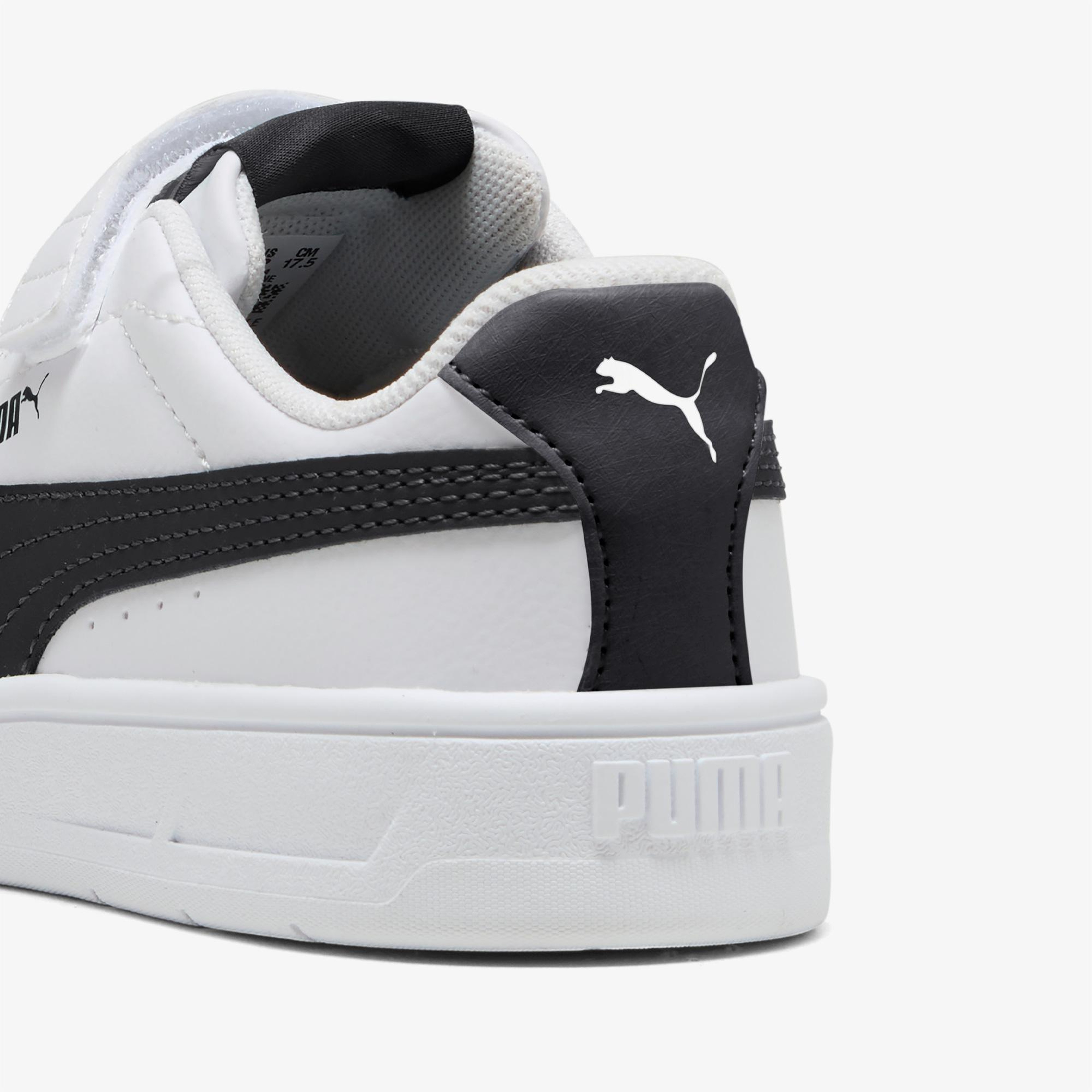 Puma Court Classic Clean Çocuk Siyah Spor Ayakkabı