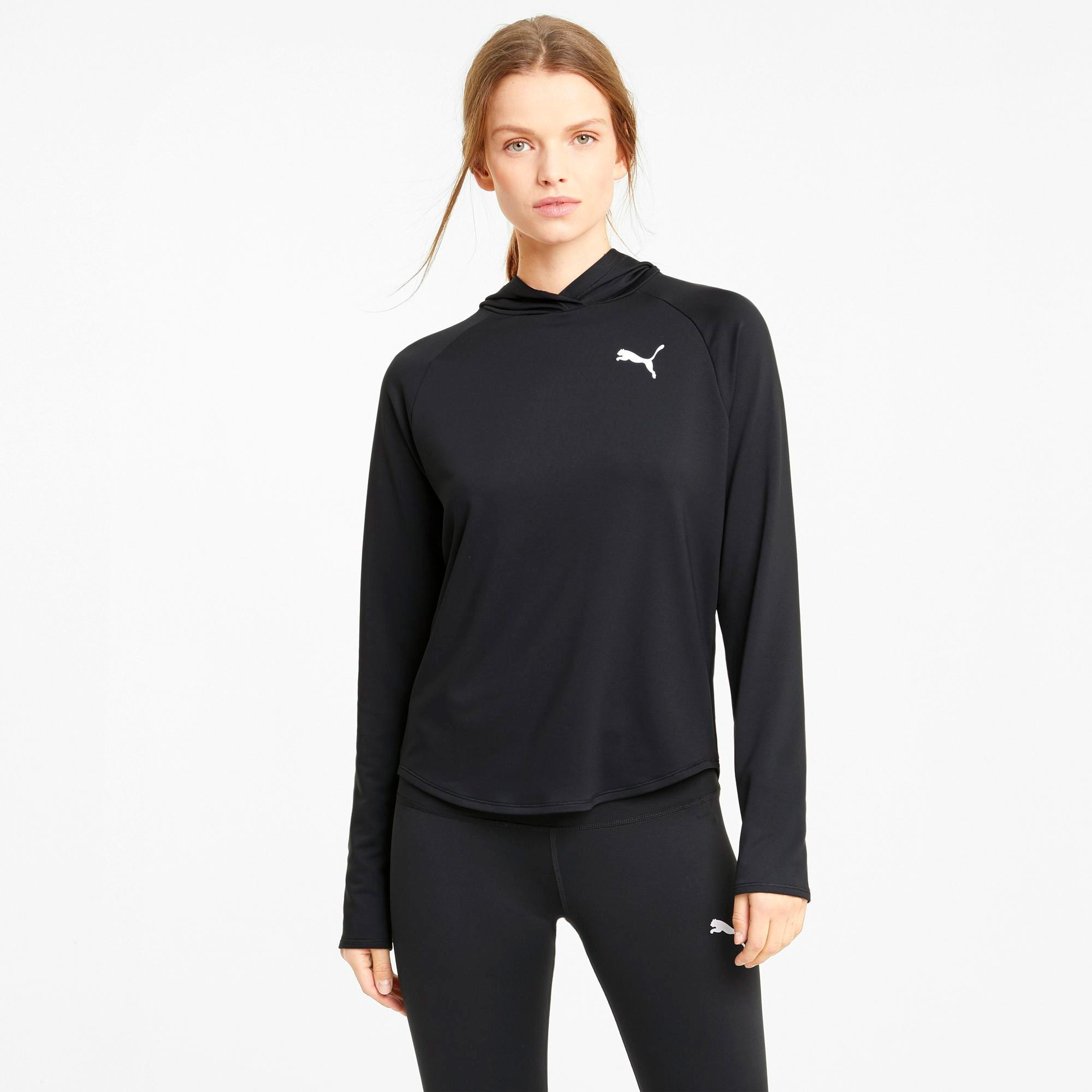 Puma Active Kadın Siyah Günlük Sweatshirt