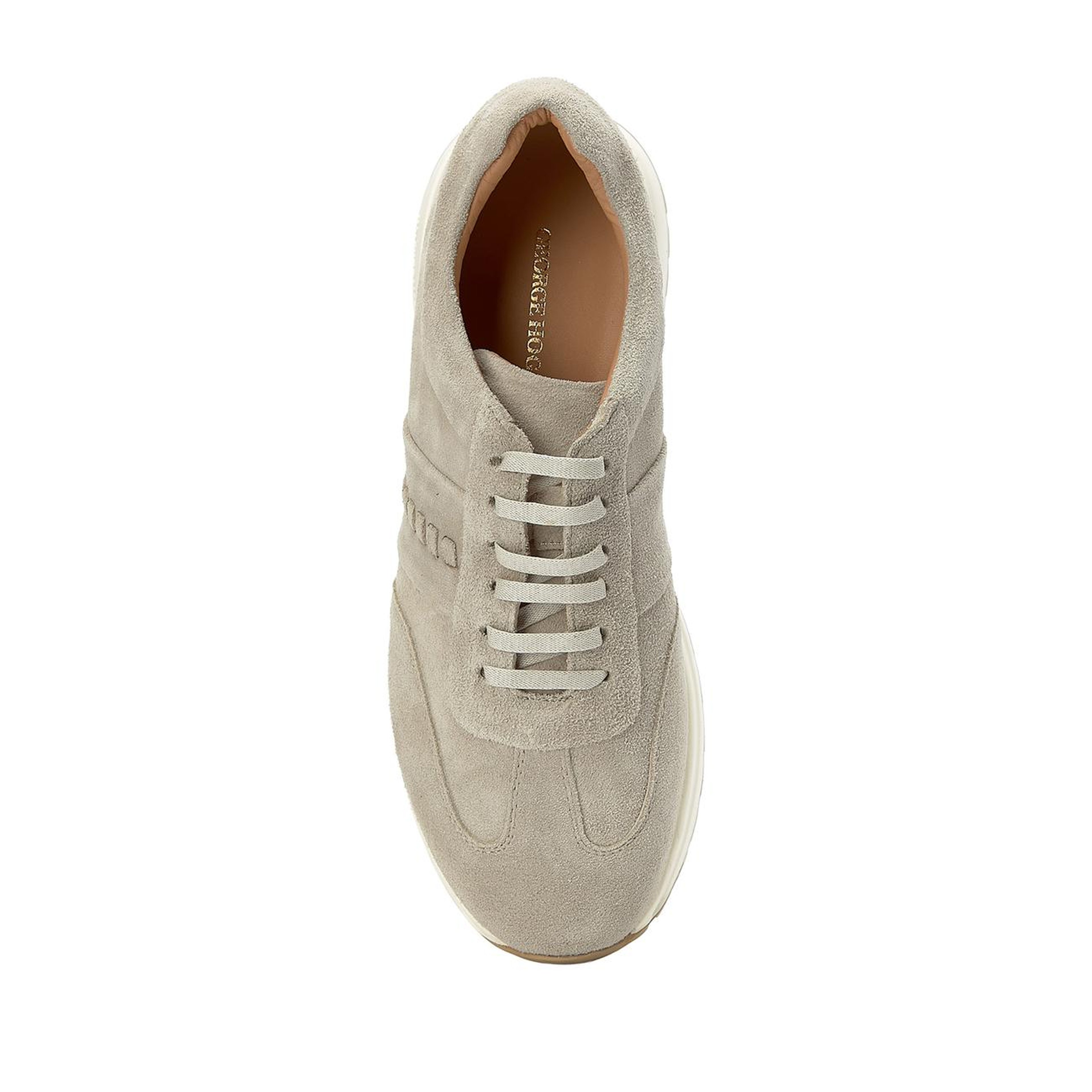George Hogg Erkek Taş Günlük Rahat Süet Sneaker
