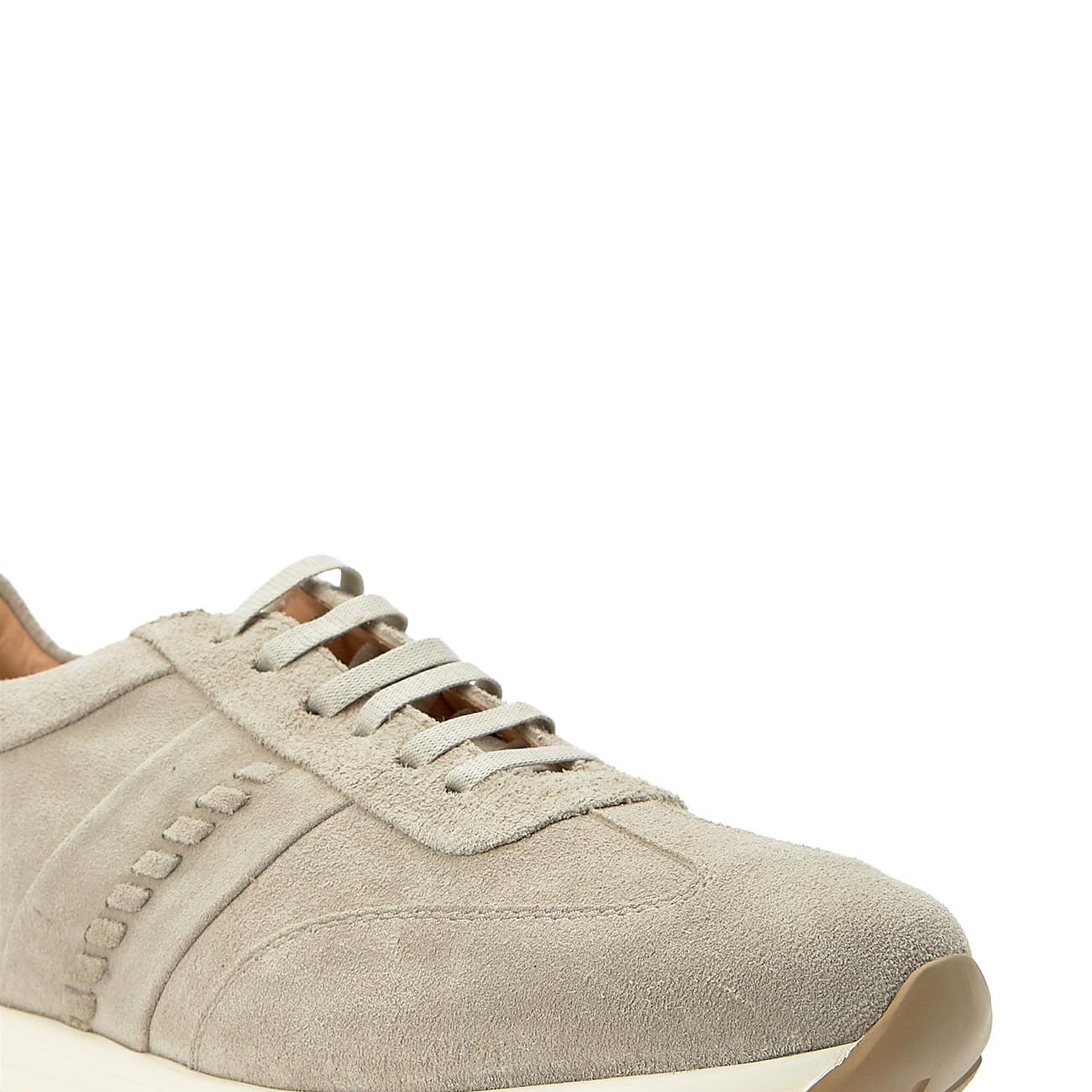 George Hogg Erkek Taş Günlük Rahat Süet Sneaker