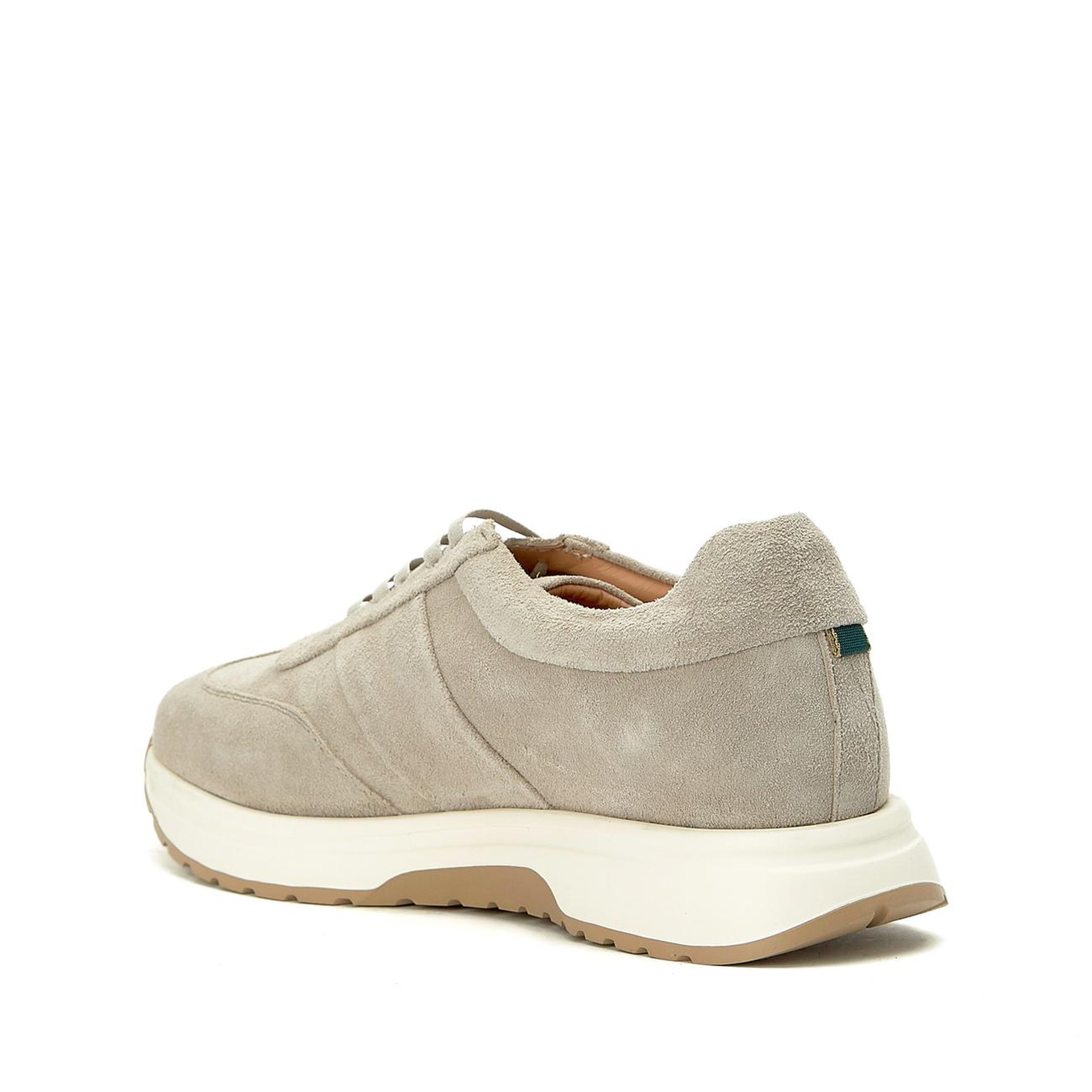 George Hogg Erkek Taş Günlük Rahat Süet Sneaker
