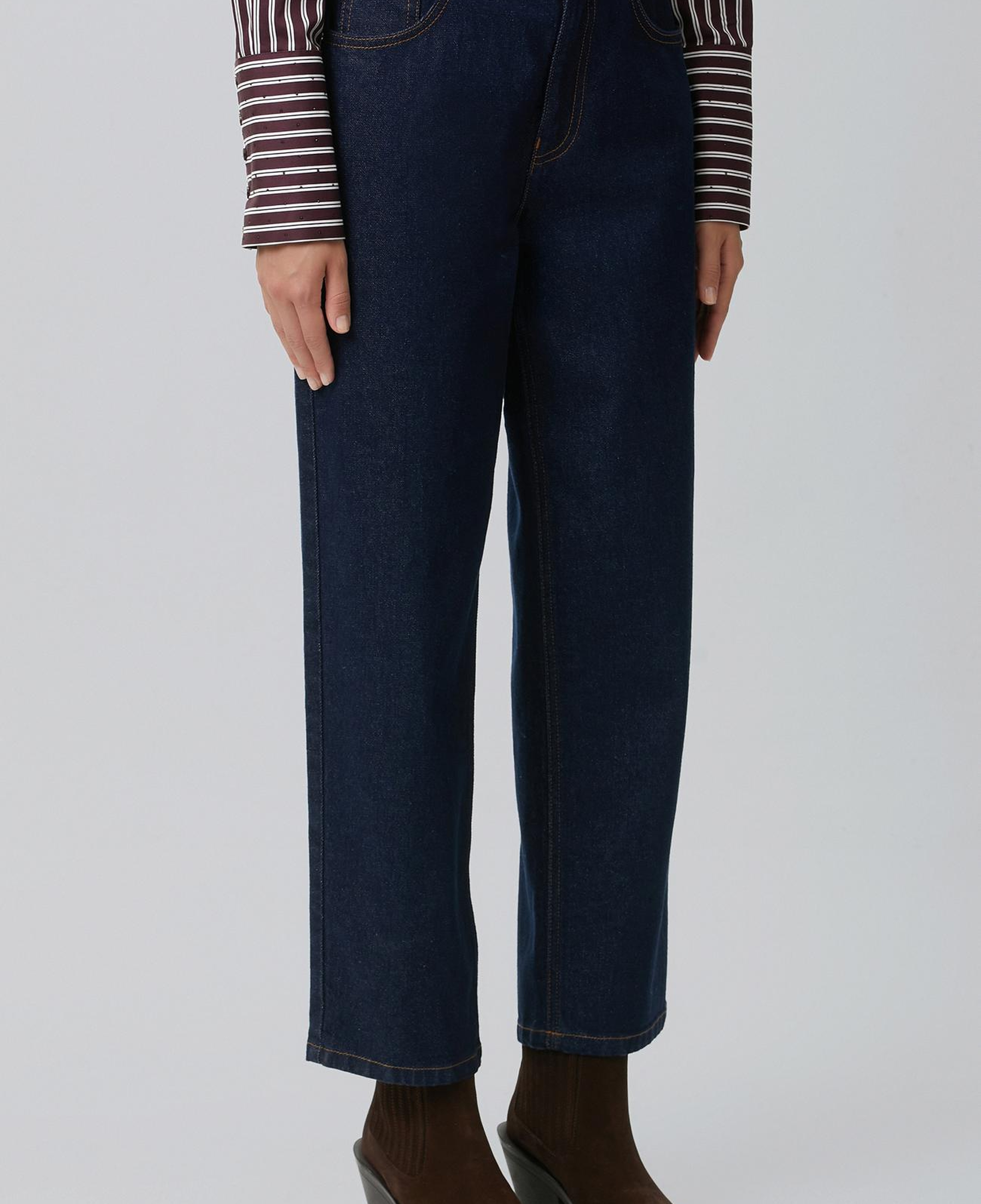 Network Kadın Indigo Mom Fit Denim Pantolon