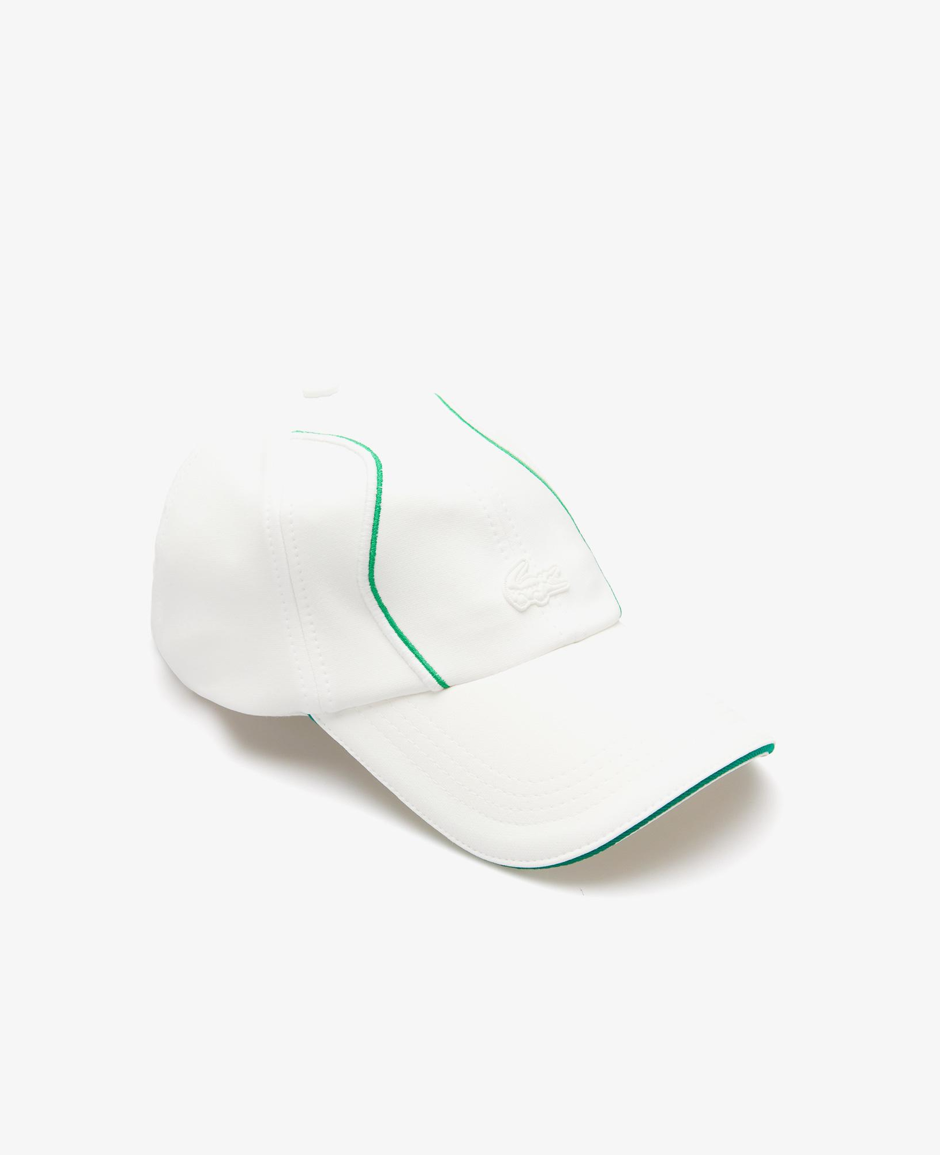 Lacoste x House of SuperStep Baskılı Unisex Beyaz Şapka