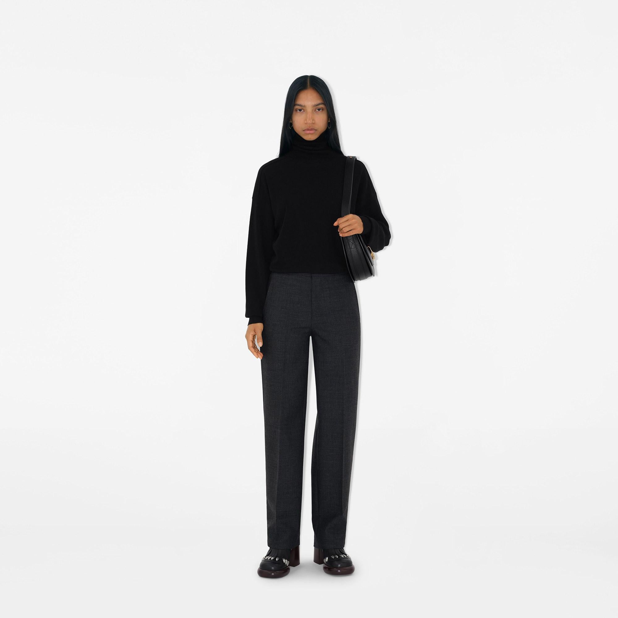 Burberry Kadın Siyah Yün Triko