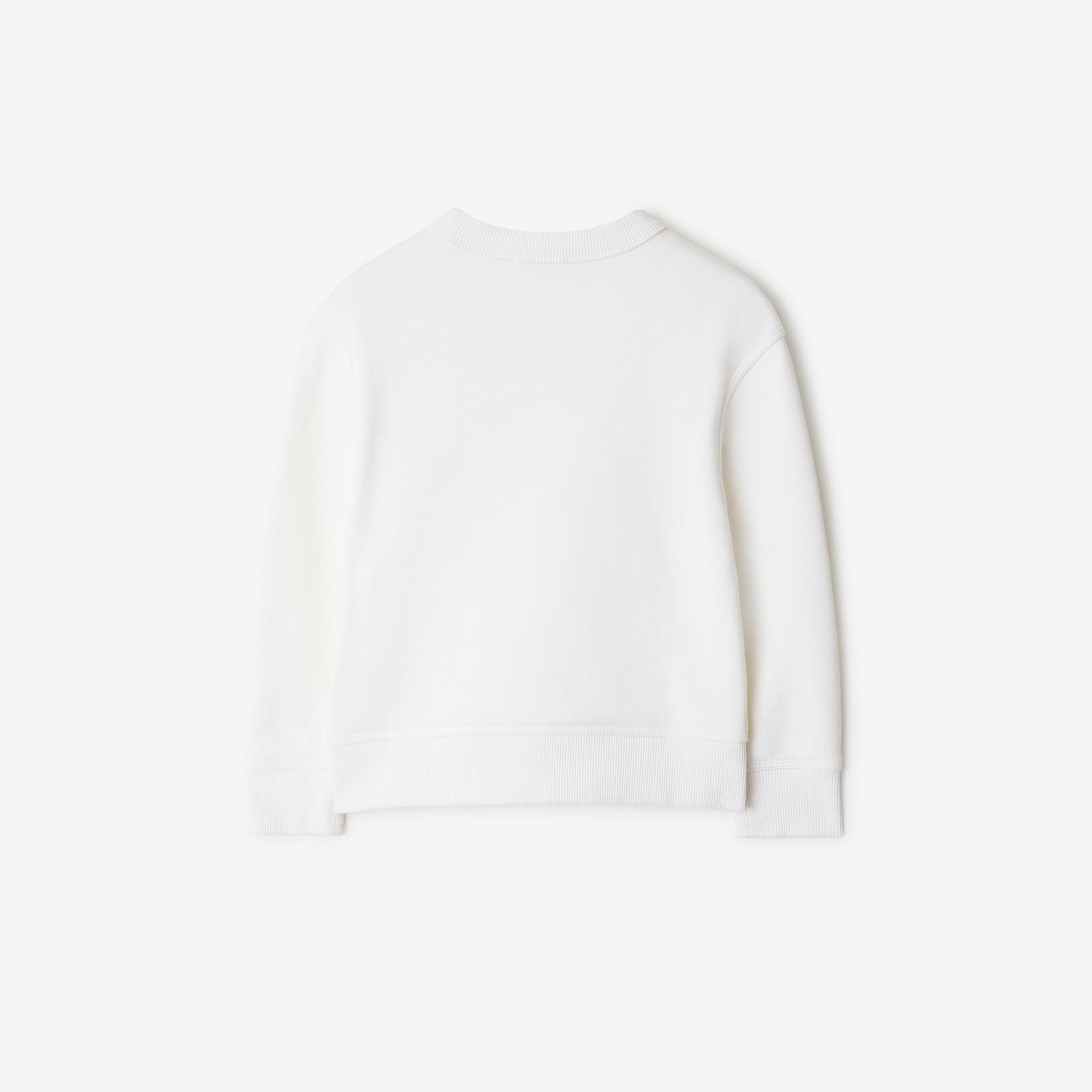 Burberry Çocuk Beyaz Sweatshirt