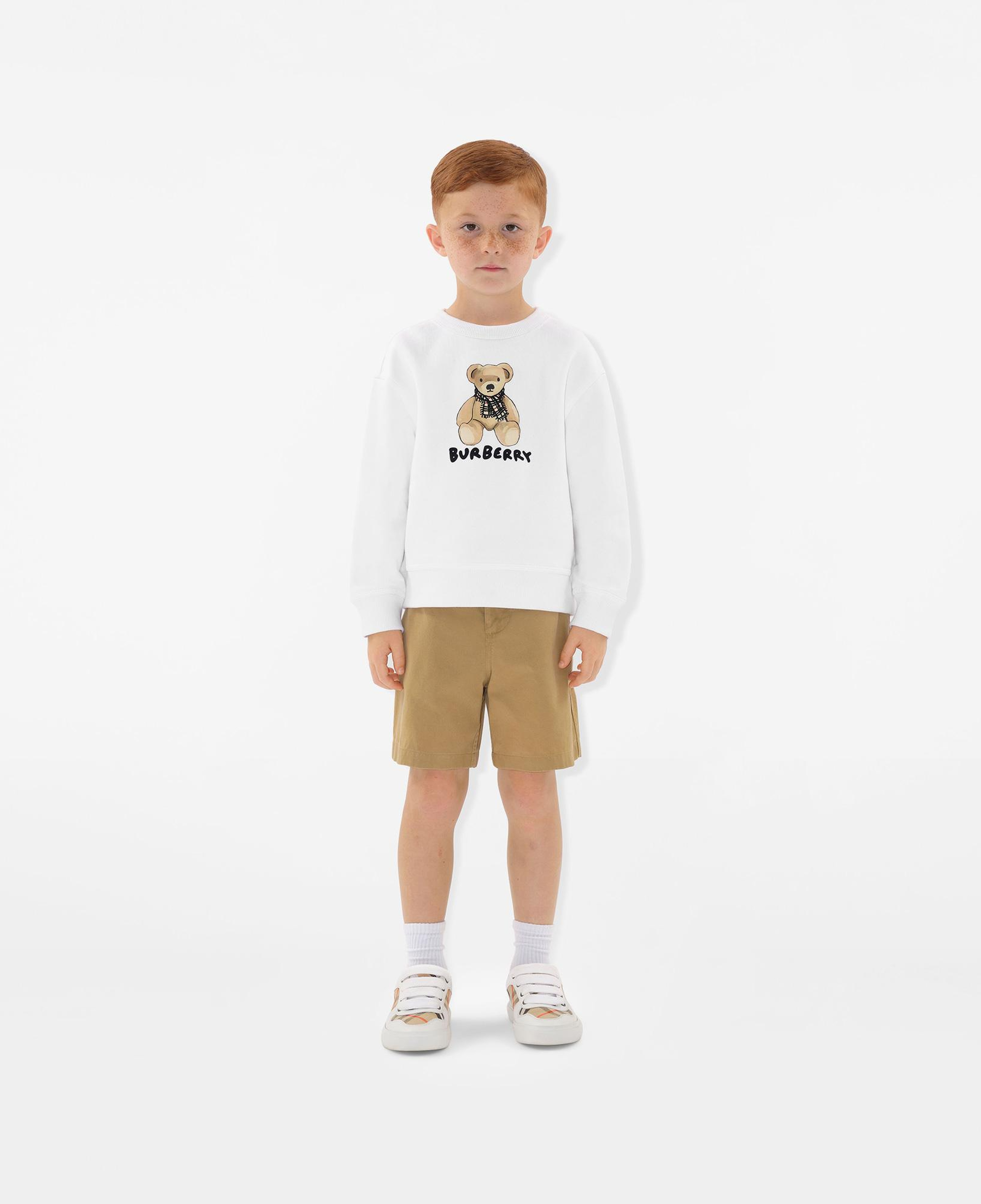 Burberry Çocuk Beyaz Sweatshirt