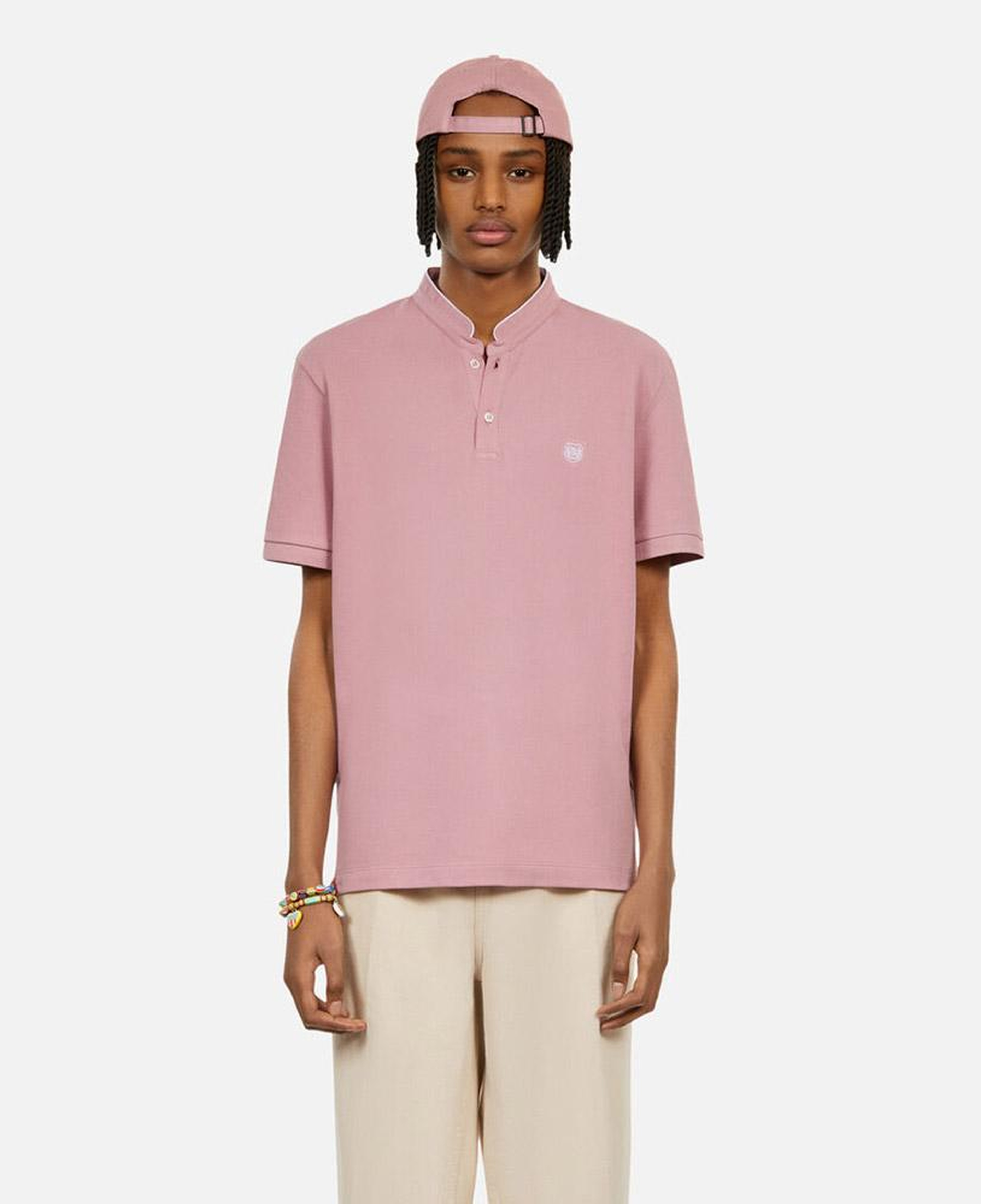 ERKEK PEMBE SLIM FIT POLO T-SHIRT
