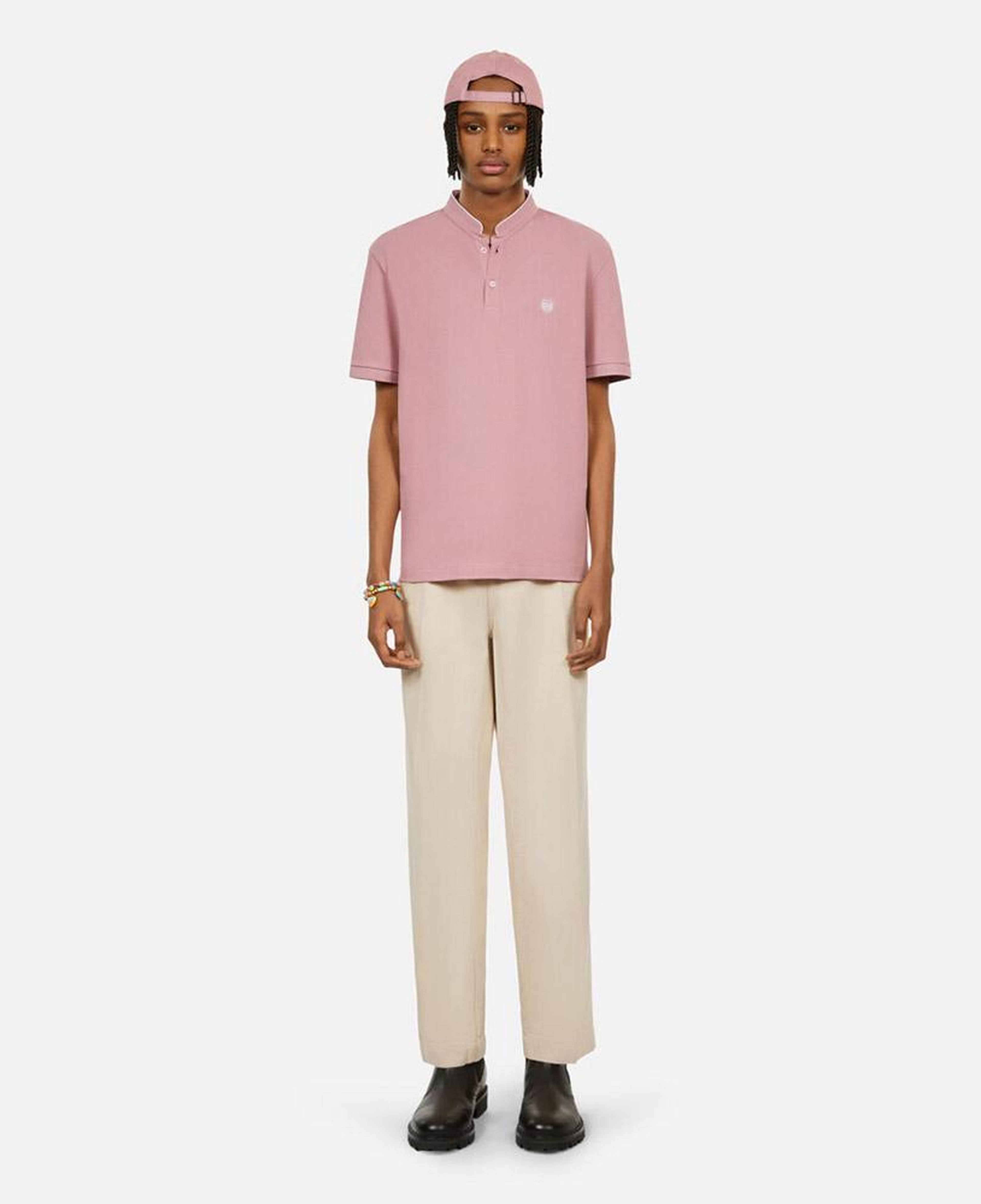 ERKEK PEMBE SLIM FIT POLO T-SHIRT