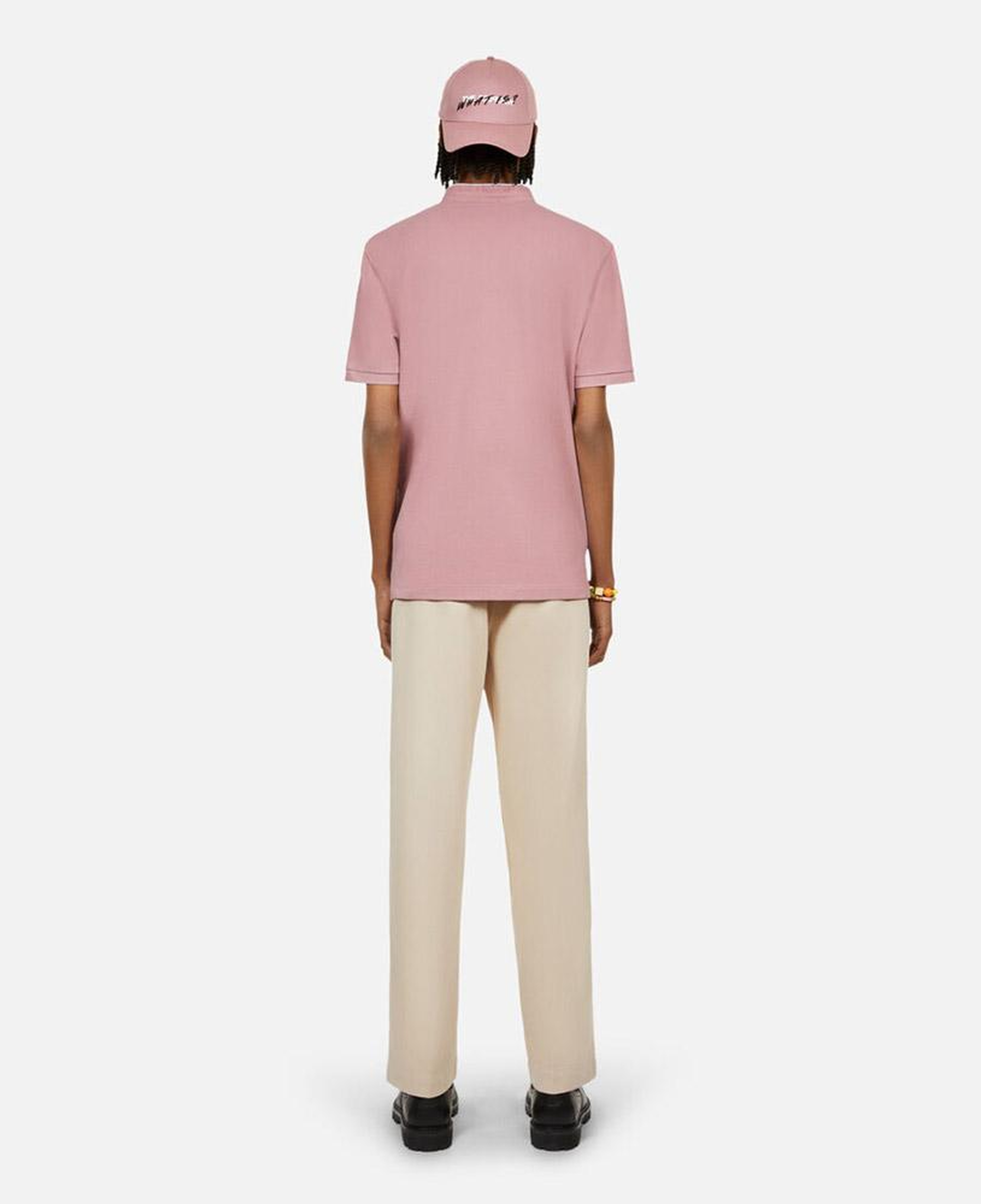 ERKEK PEMBE SLIM FIT POLO T-SHIRT
