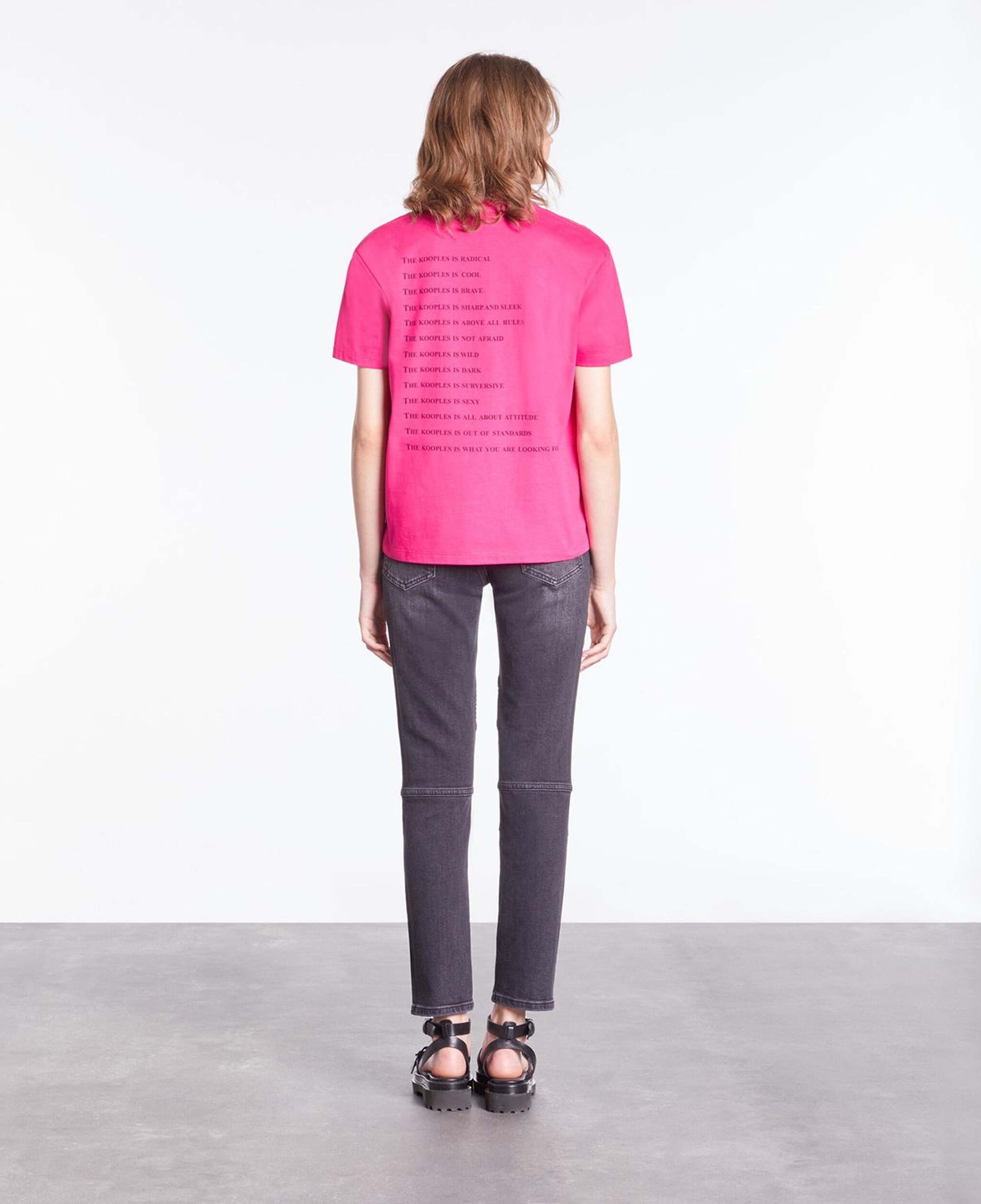 The Kooples Classic Kadın Pembe T-Shirt
