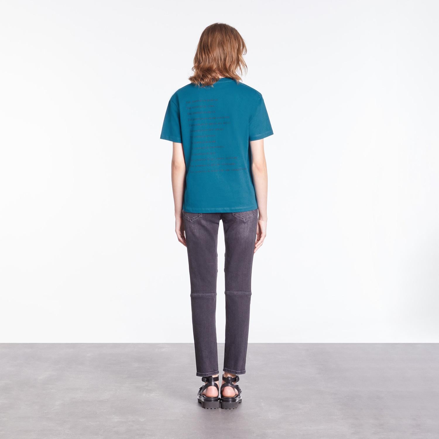 The Kooples Classic Kadın Mavi T-Shirt