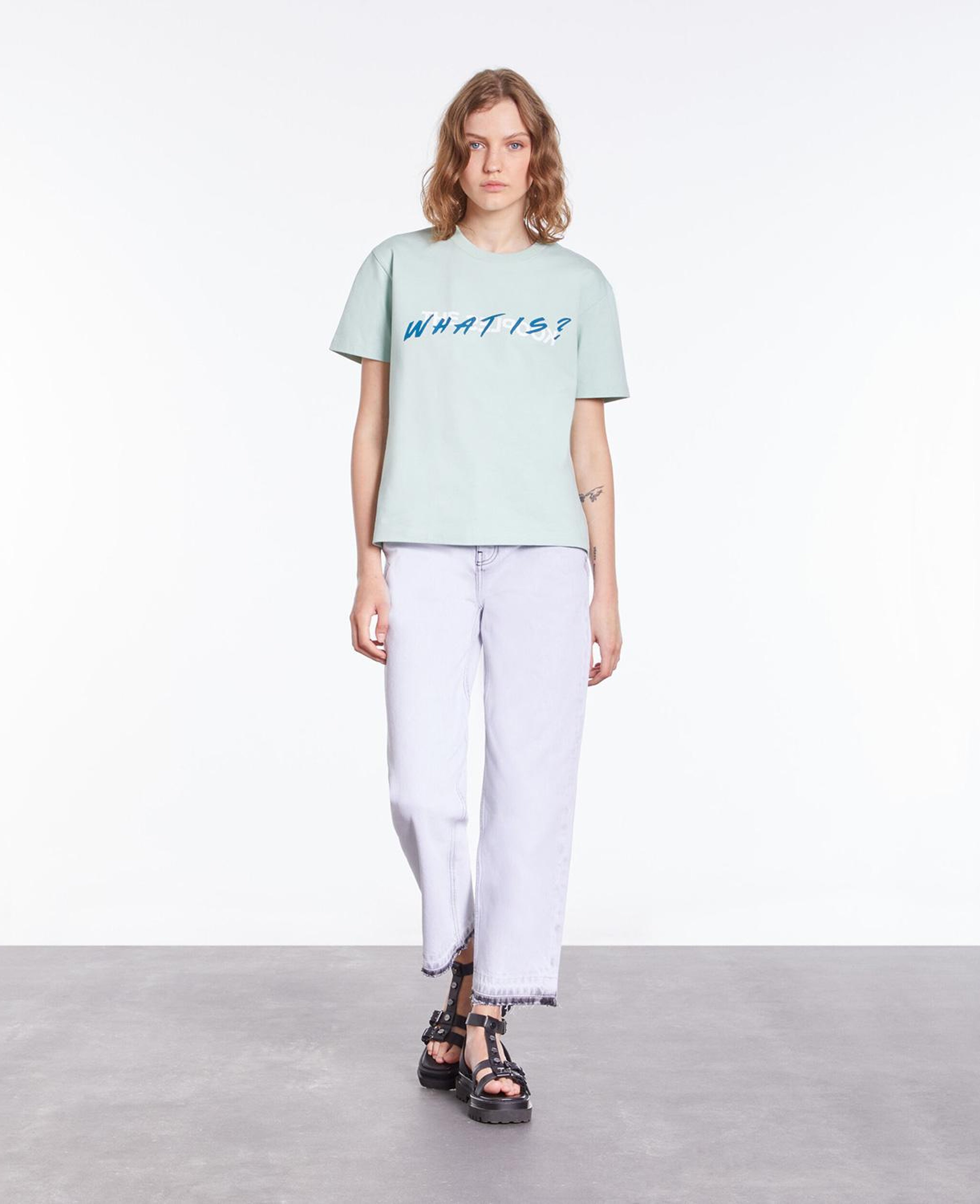 The Kooples Classic Kadın Yeşil T-Shirt