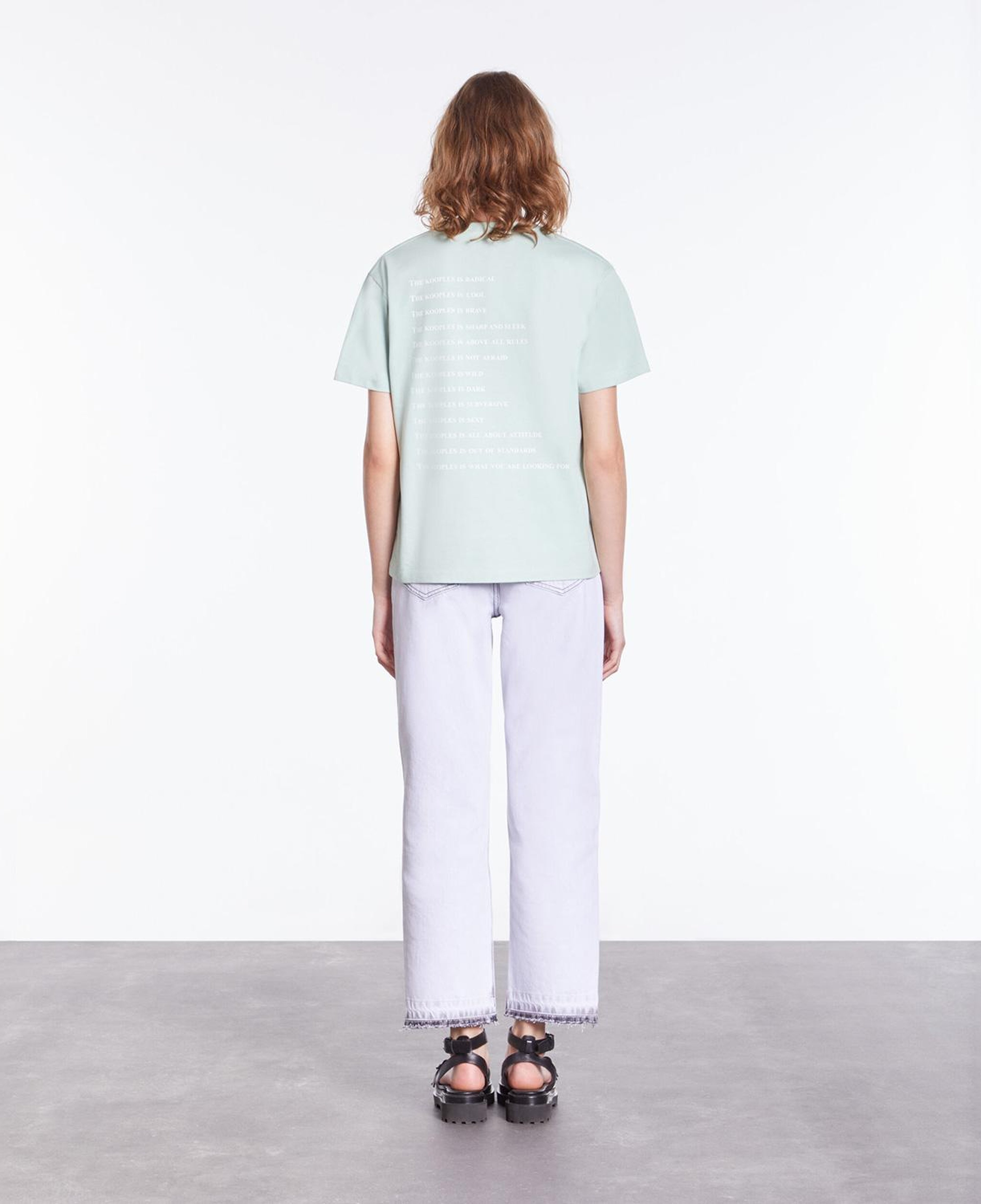 The Kooples Classic Kadın Yeşil T-Shirt