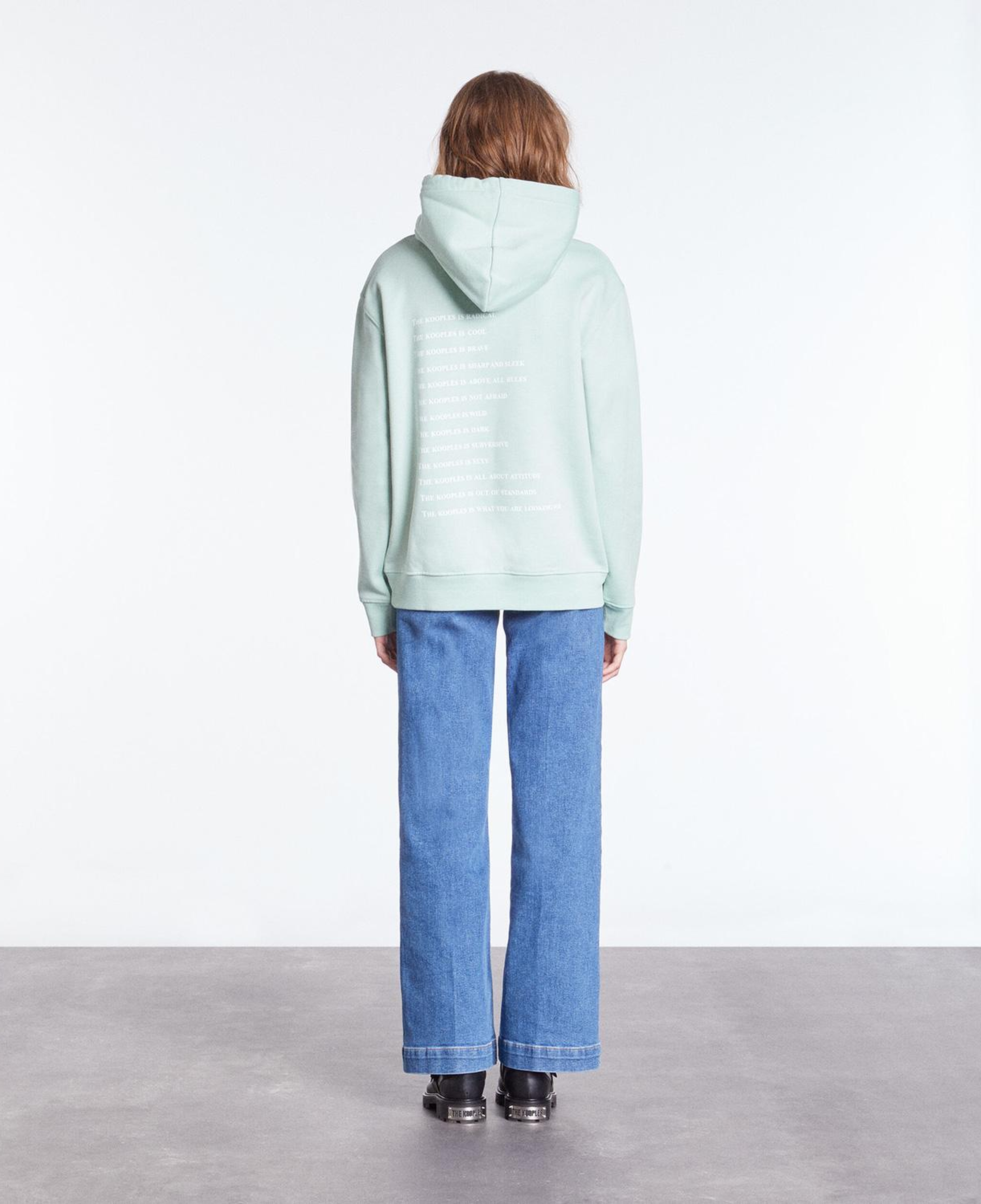 The Kooples Classic Kadın Yeşil Sweatshirt