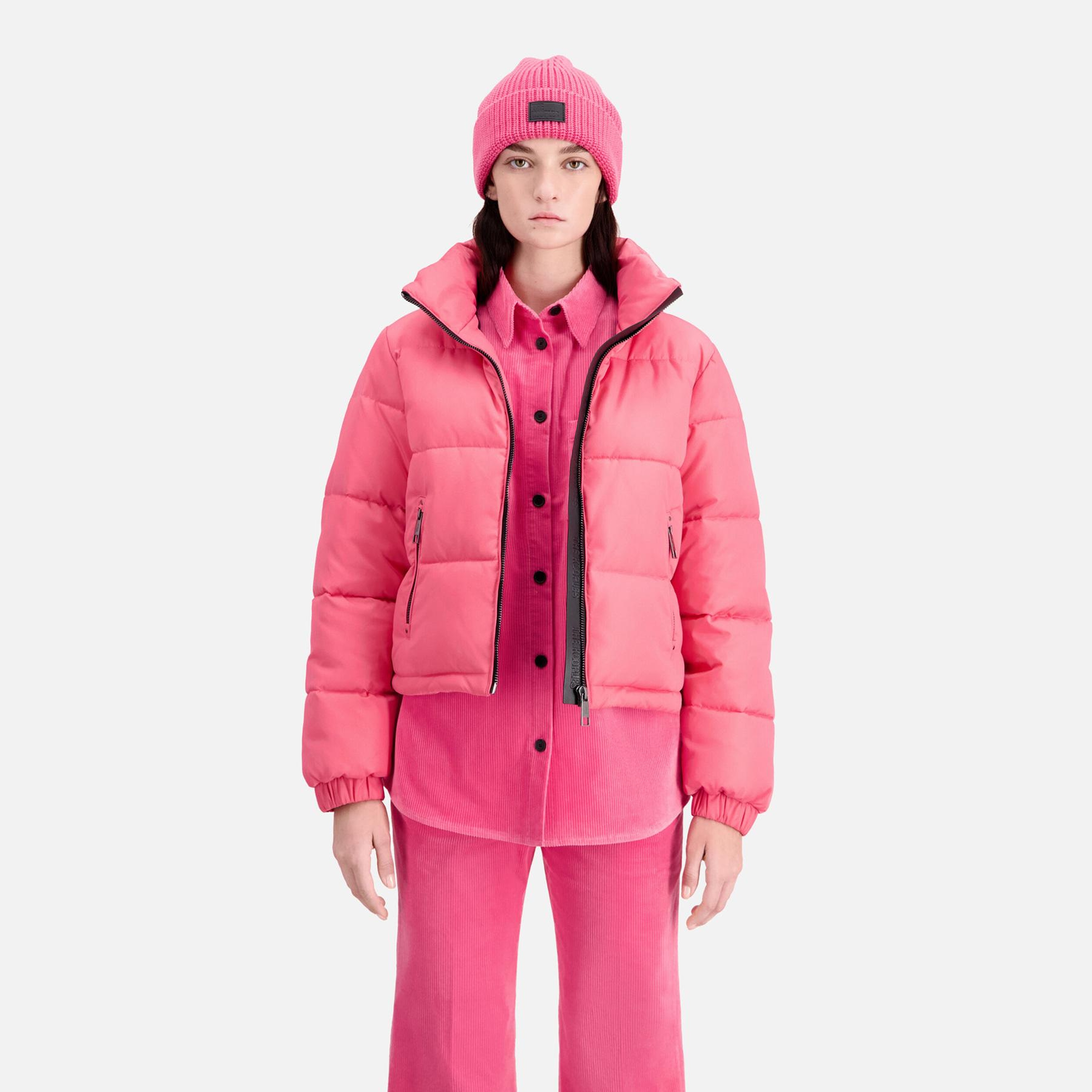 KADIN PEMBE ŞİŞME MONT