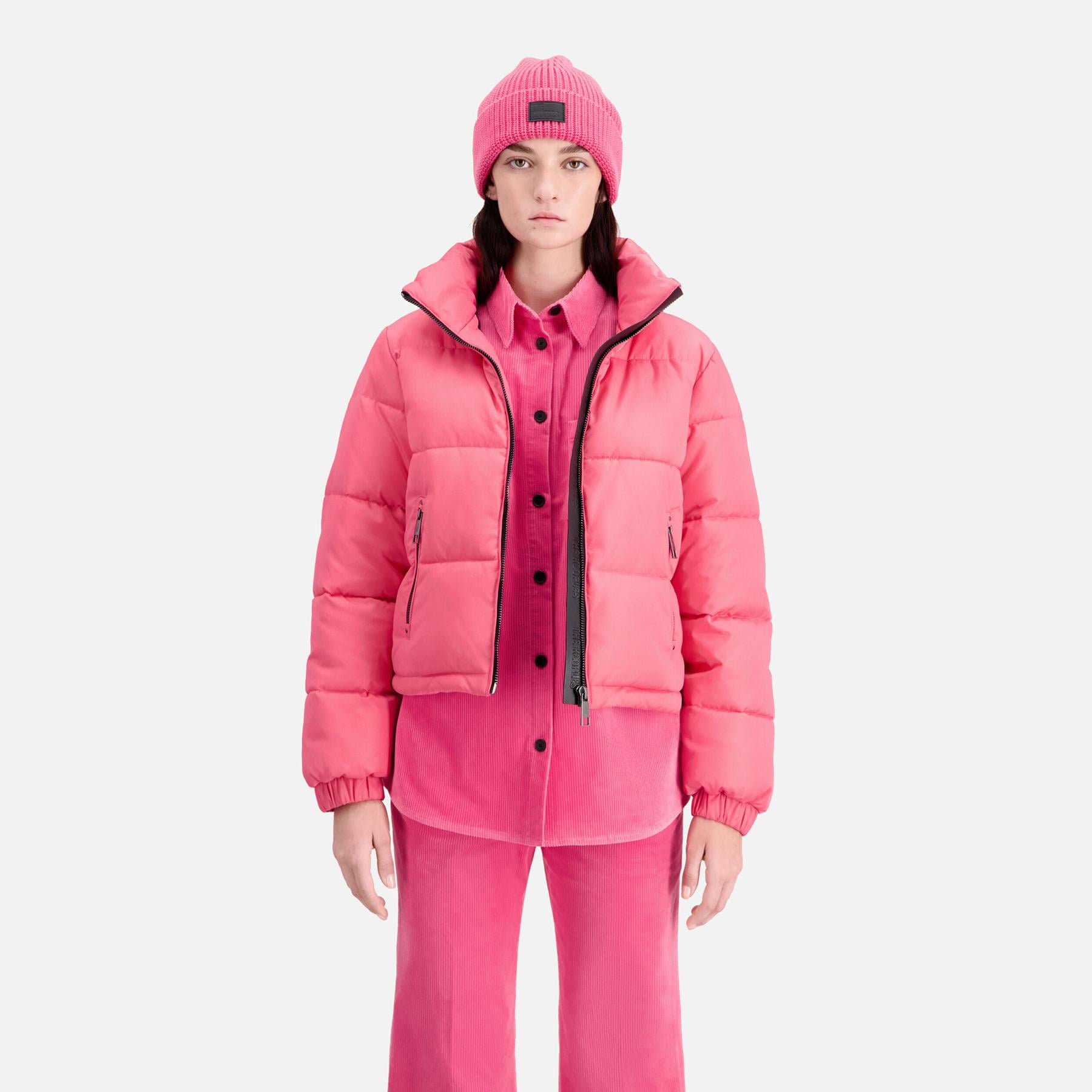 KADIN PEMBE ŞİŞME MONT