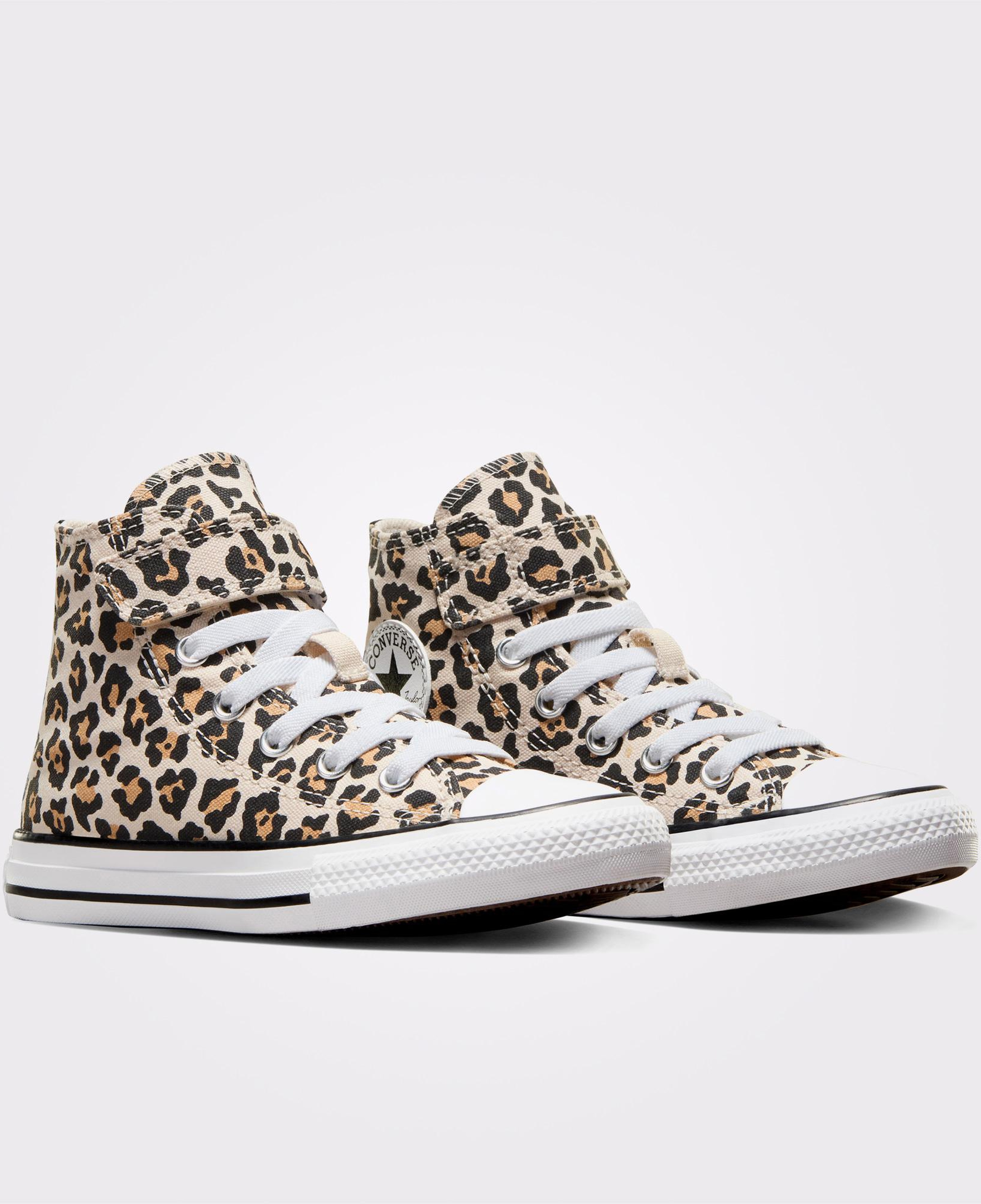 Converse Chuck Taylor All Star Easy On Leopard Love Çocuk Kahverengi Sneaker