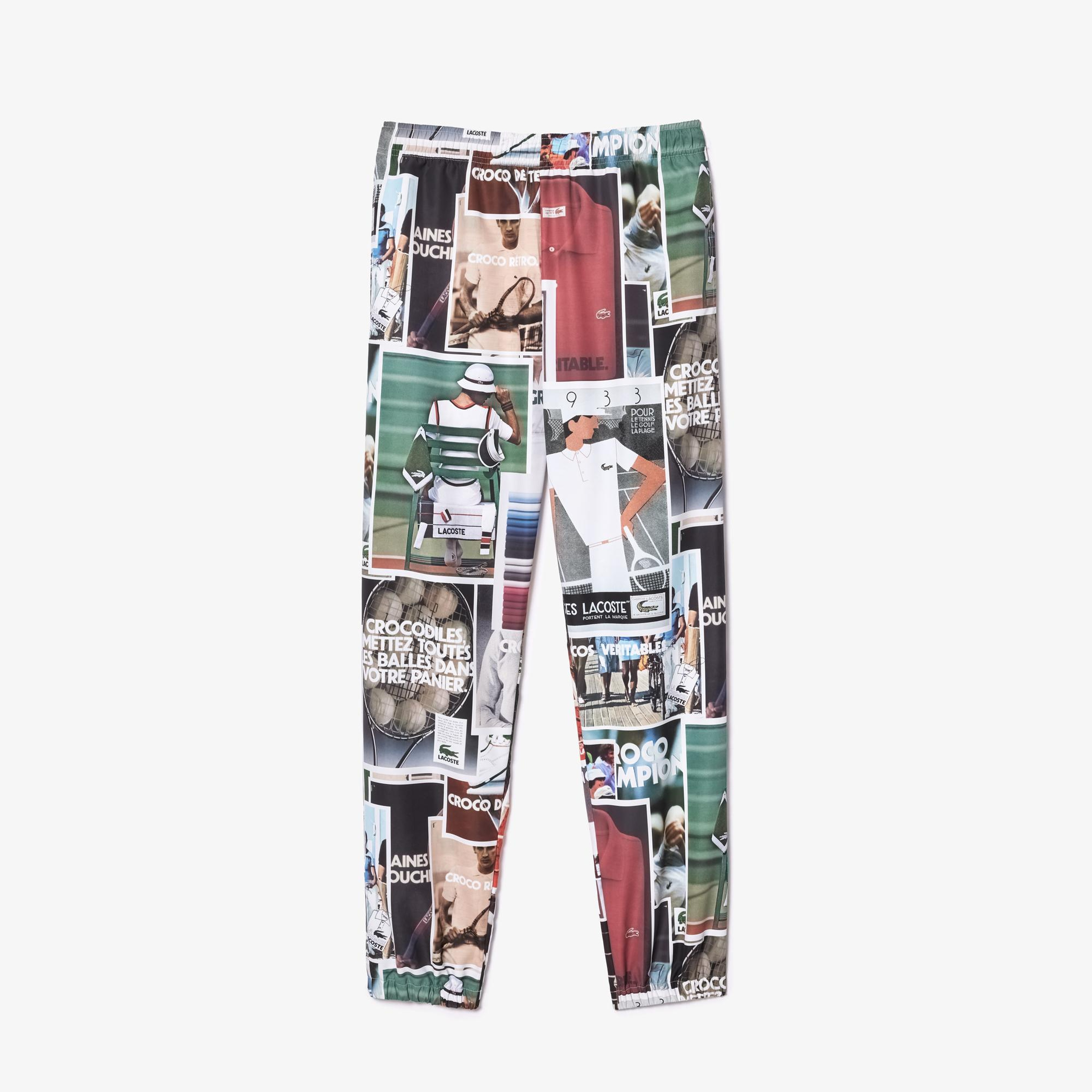 Unisex Regular Fit Baskılı Renkli Eşofman Altı