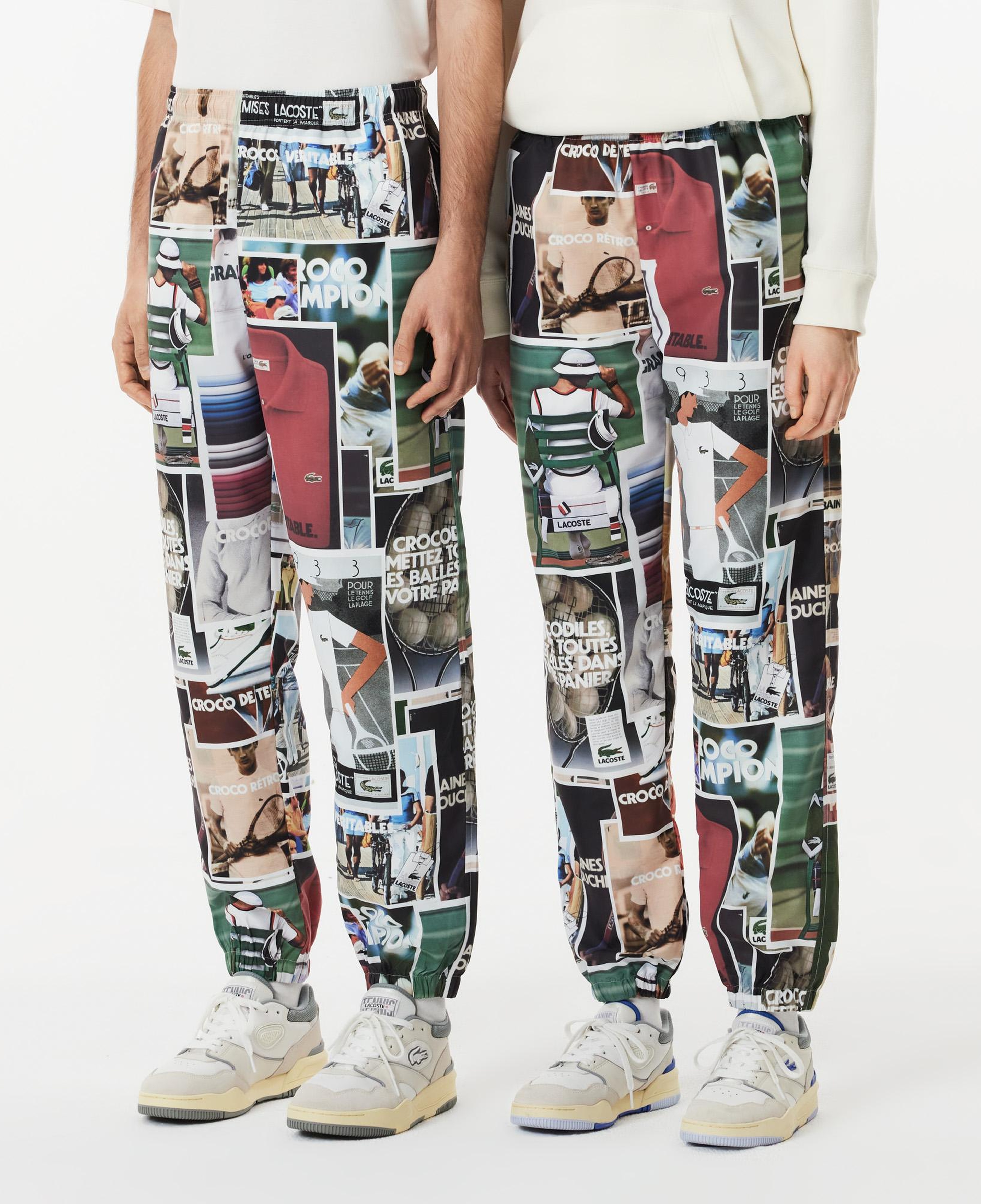 Unisex Regular Fit Baskılı Renkli Eşofman Altı