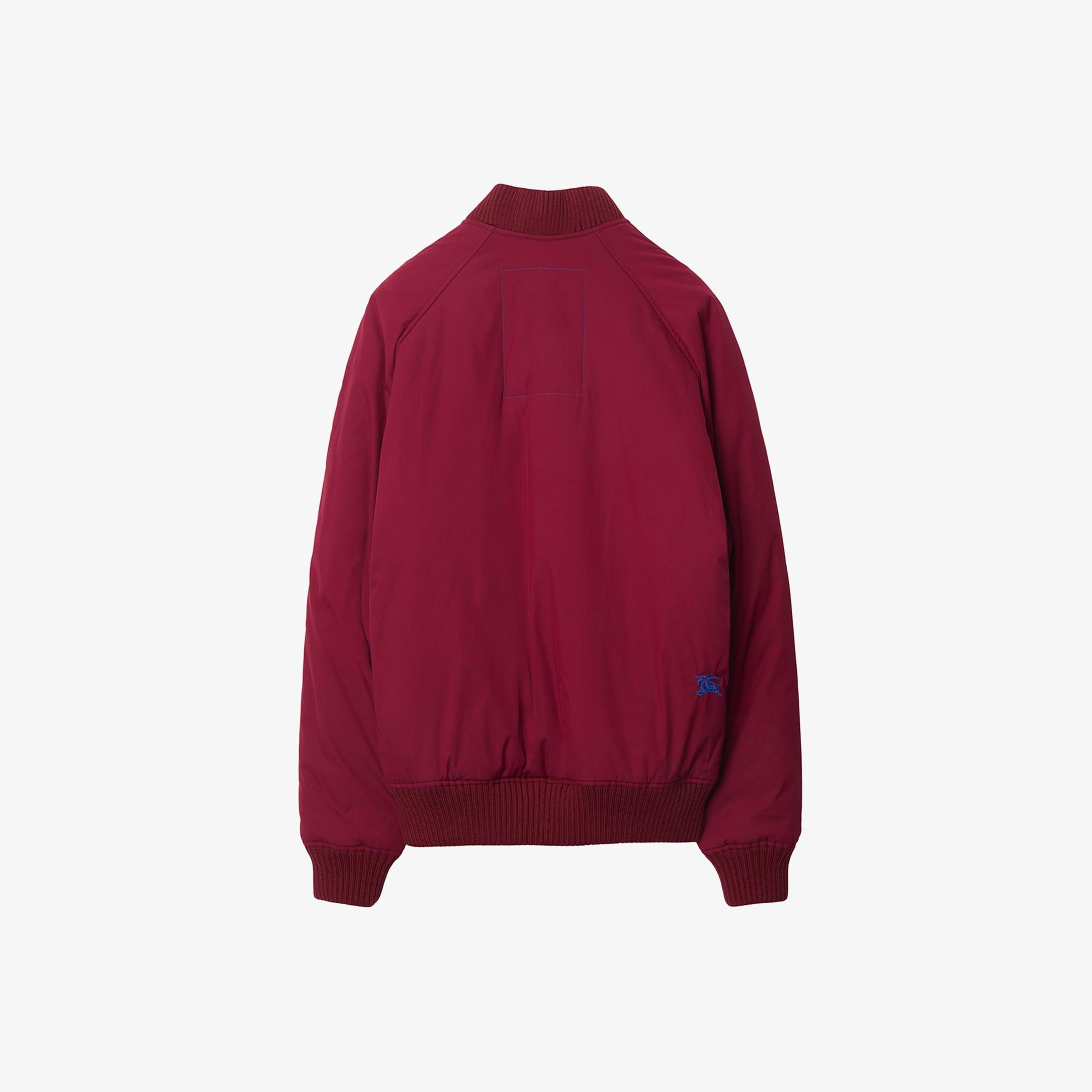 Erkek Bordo Yün Karışımlı Mont