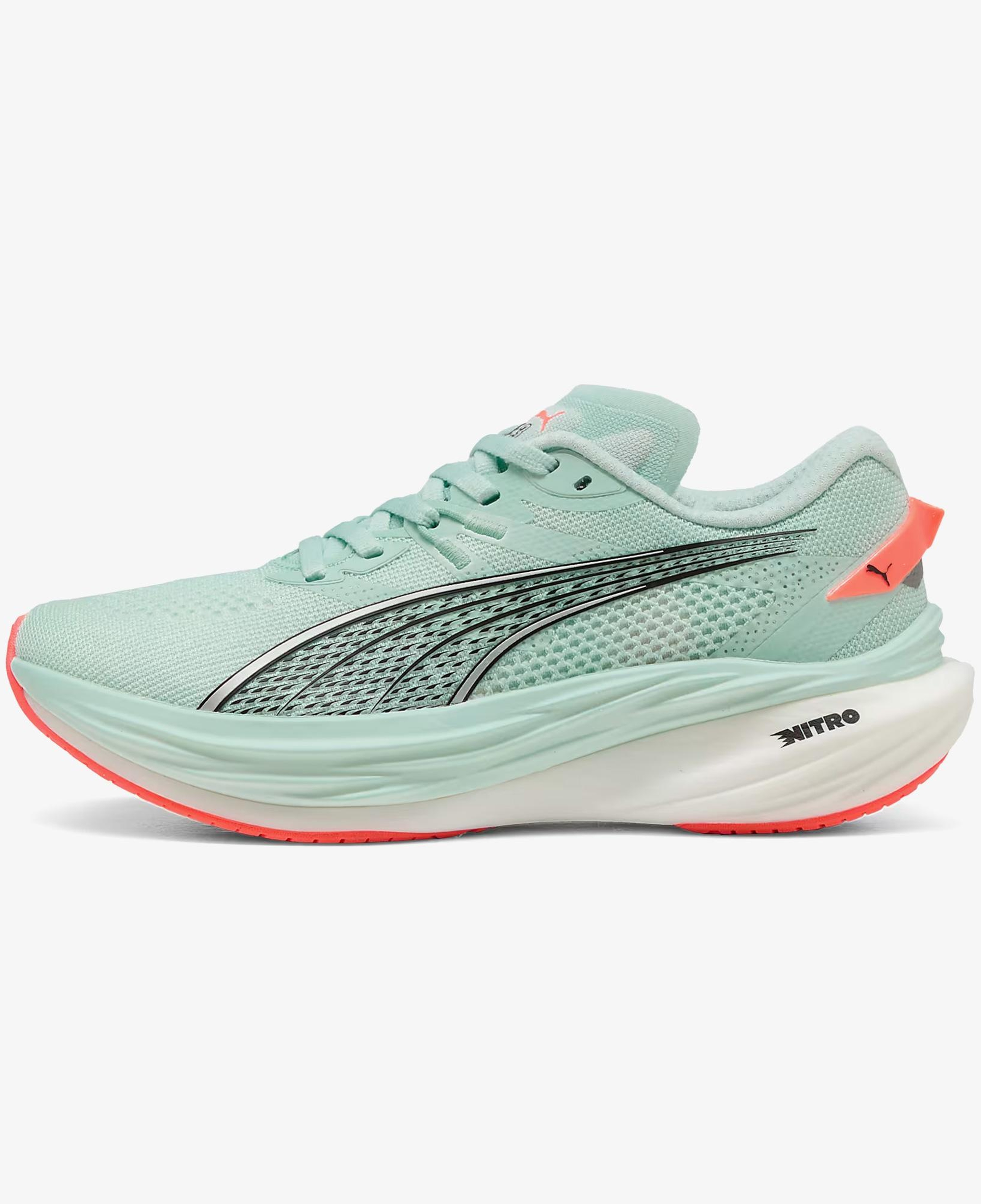 Puma Deviate Nitro 3  Kadın Mavi Koşu Ayakkabısı