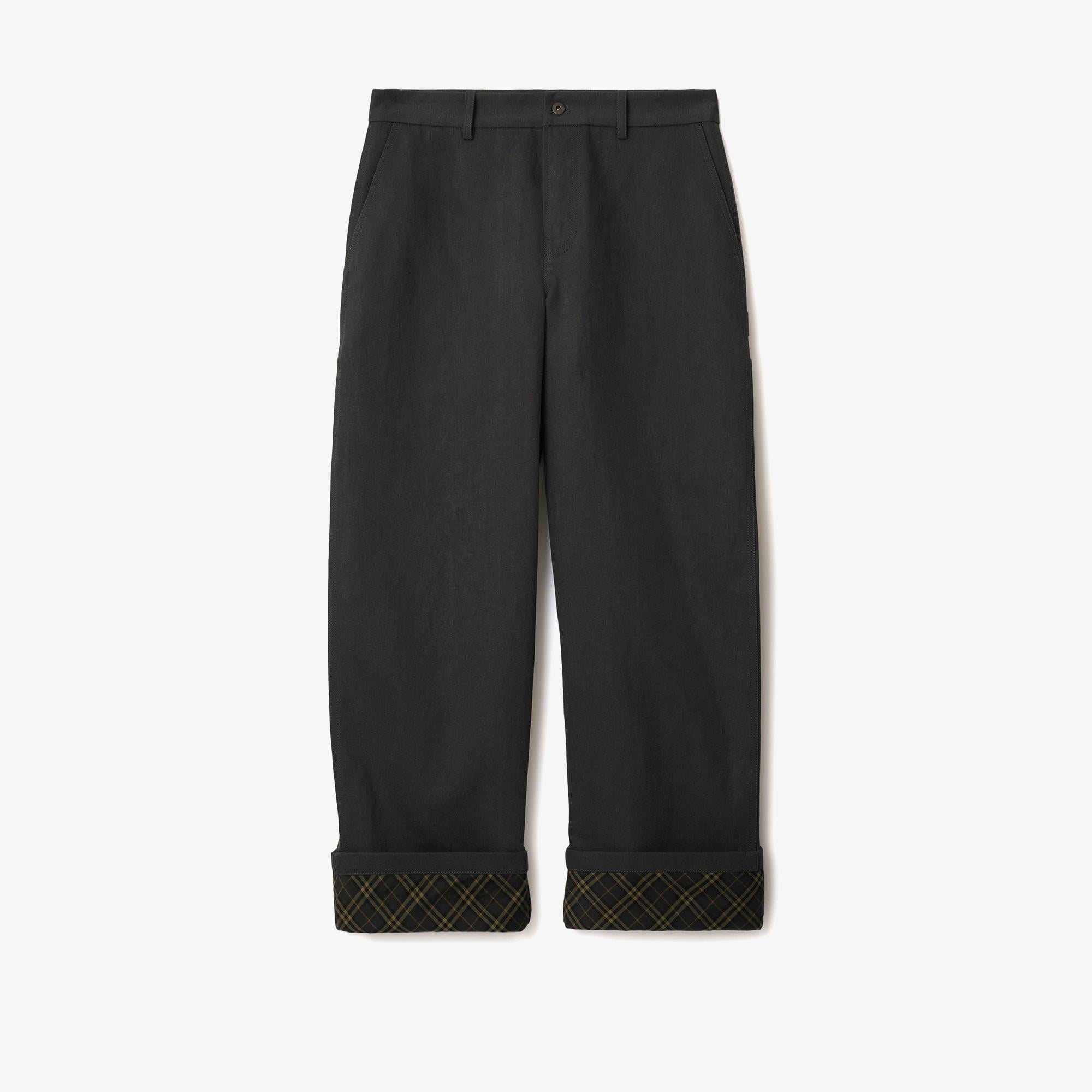 Burberry Erkek Siyah Pantolon