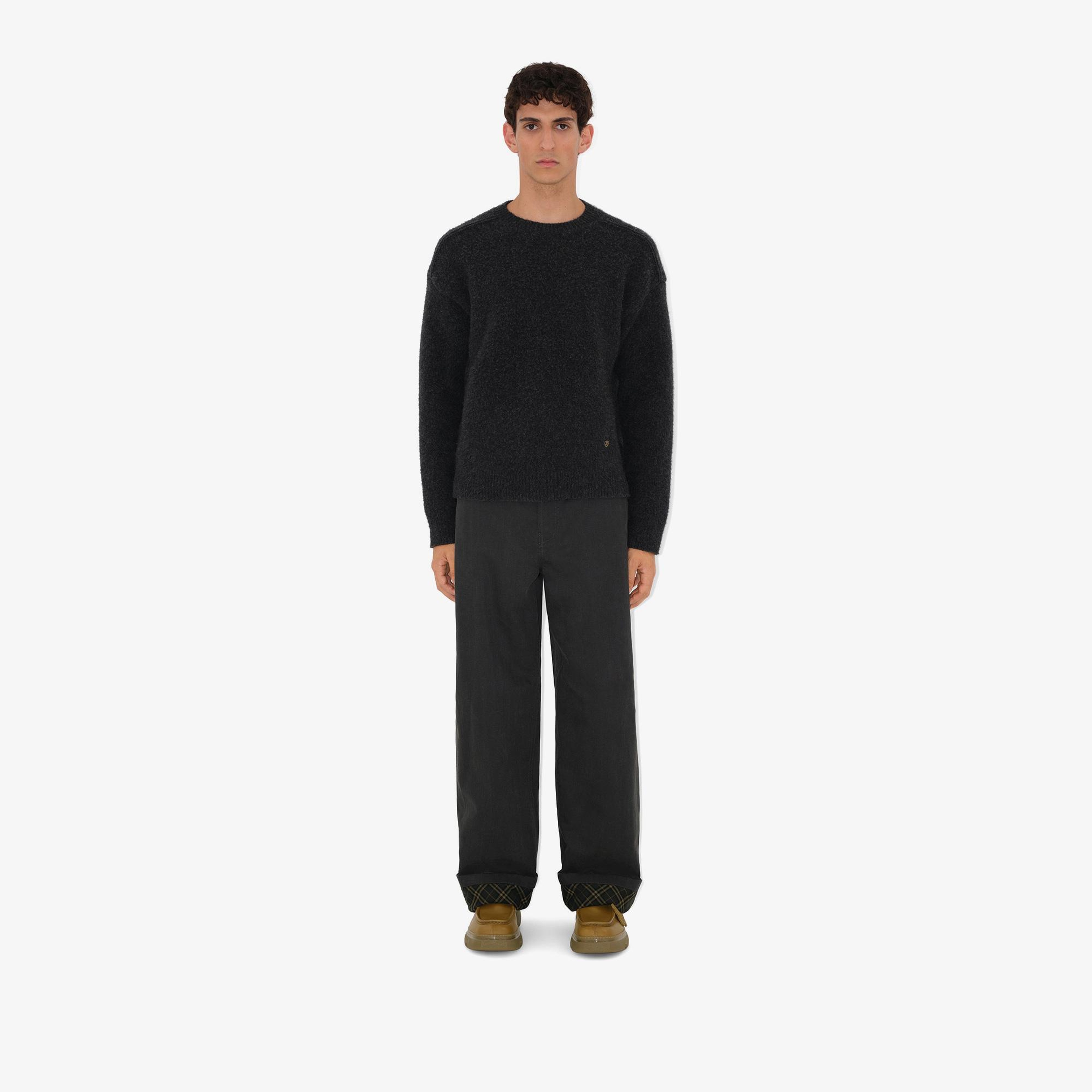 Burberry Erkek Siyah Pantolon