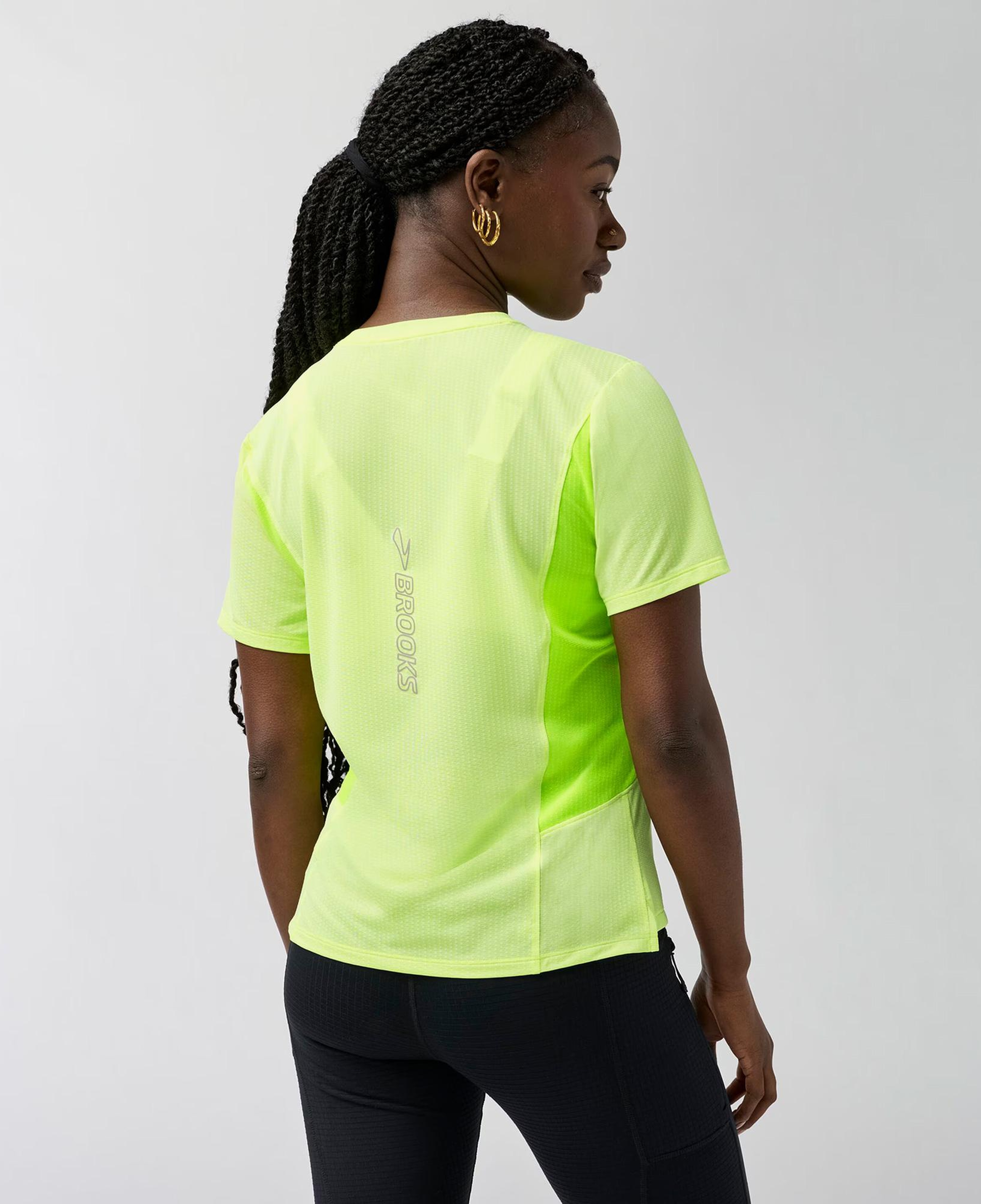 Brooks High Point Sleeve 2.0 Kadın Sarı T-Shirt