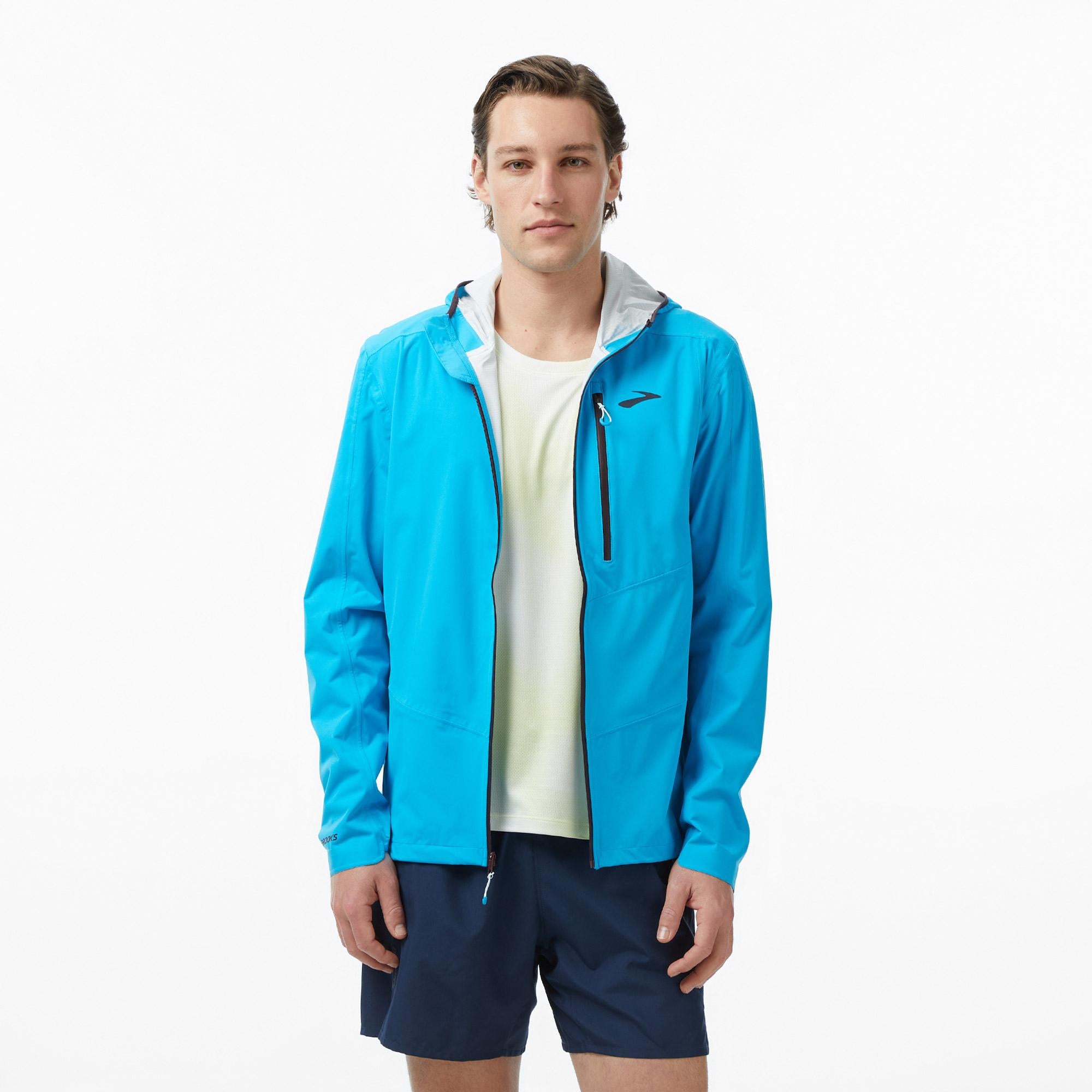 Brooks High Point Waterproof  2 Erkek Mavi Ceket