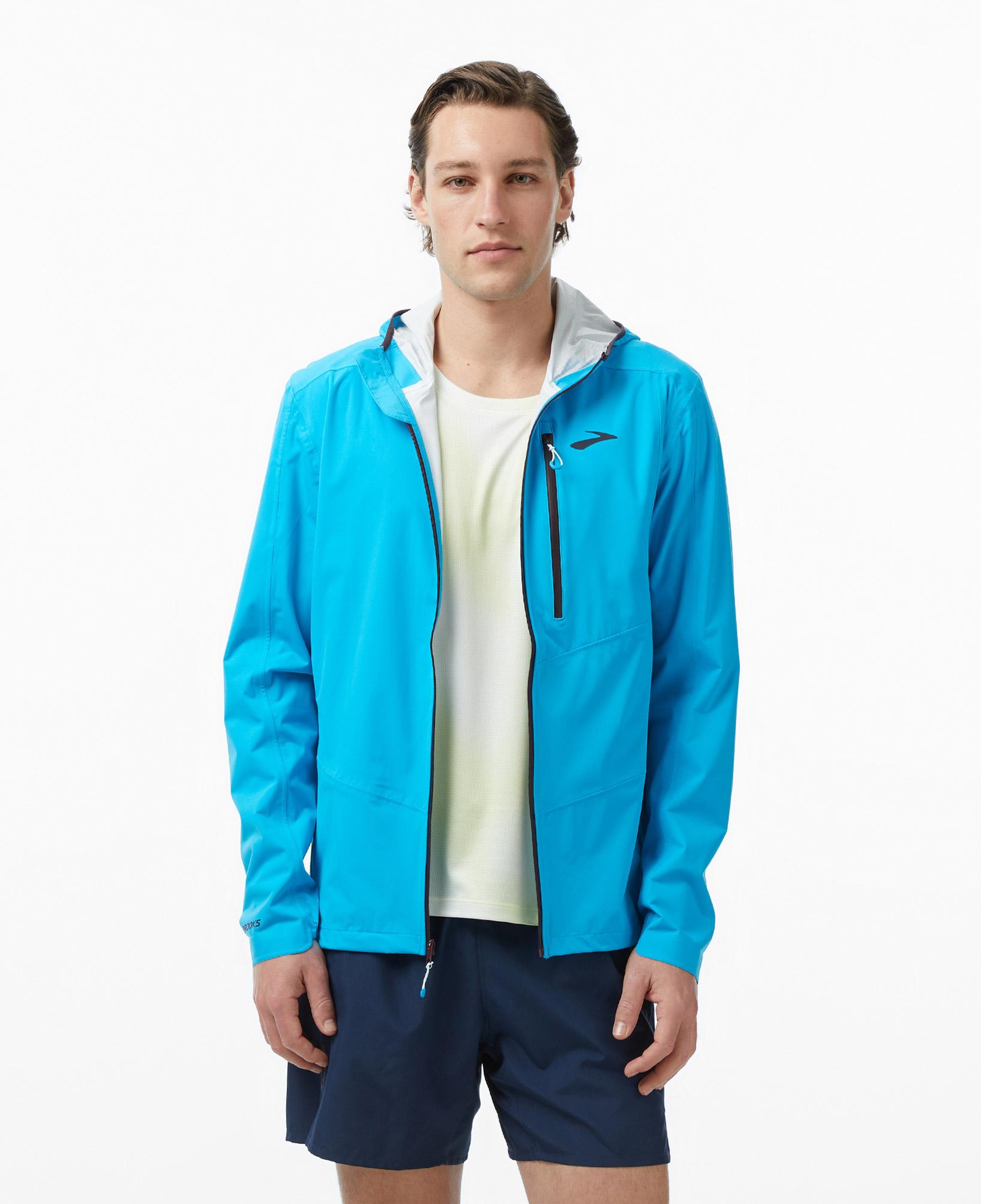 Brooks High Point Waterproof  2 Erkek Mavi Ceket