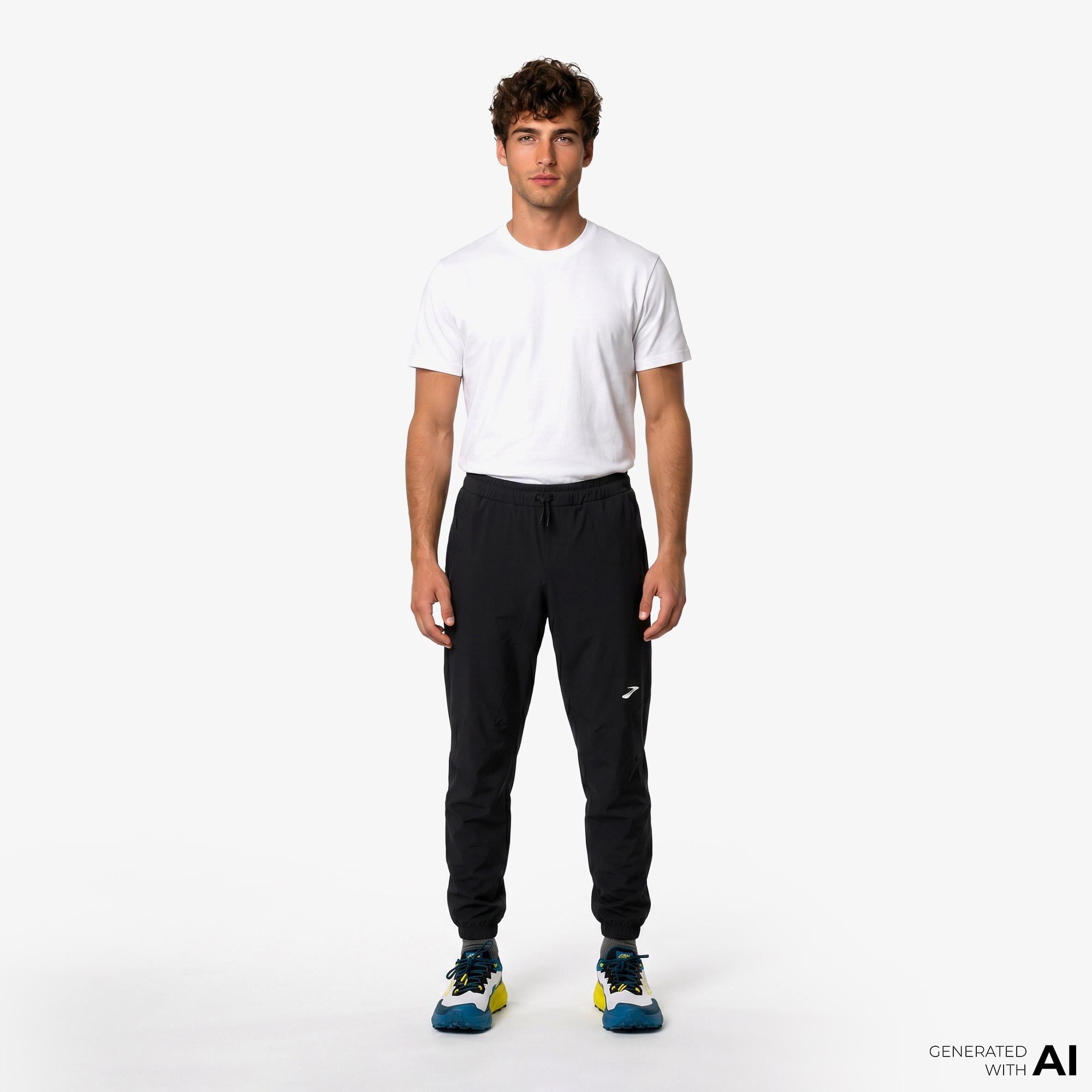 Brooks High Point Waterproof Pant Erkek Siyah Pantolon