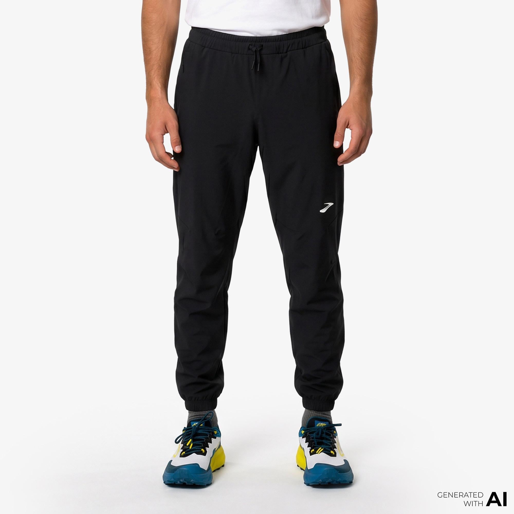 Brooks High Point Waterproof Pant Erkek Siyah Pantolon